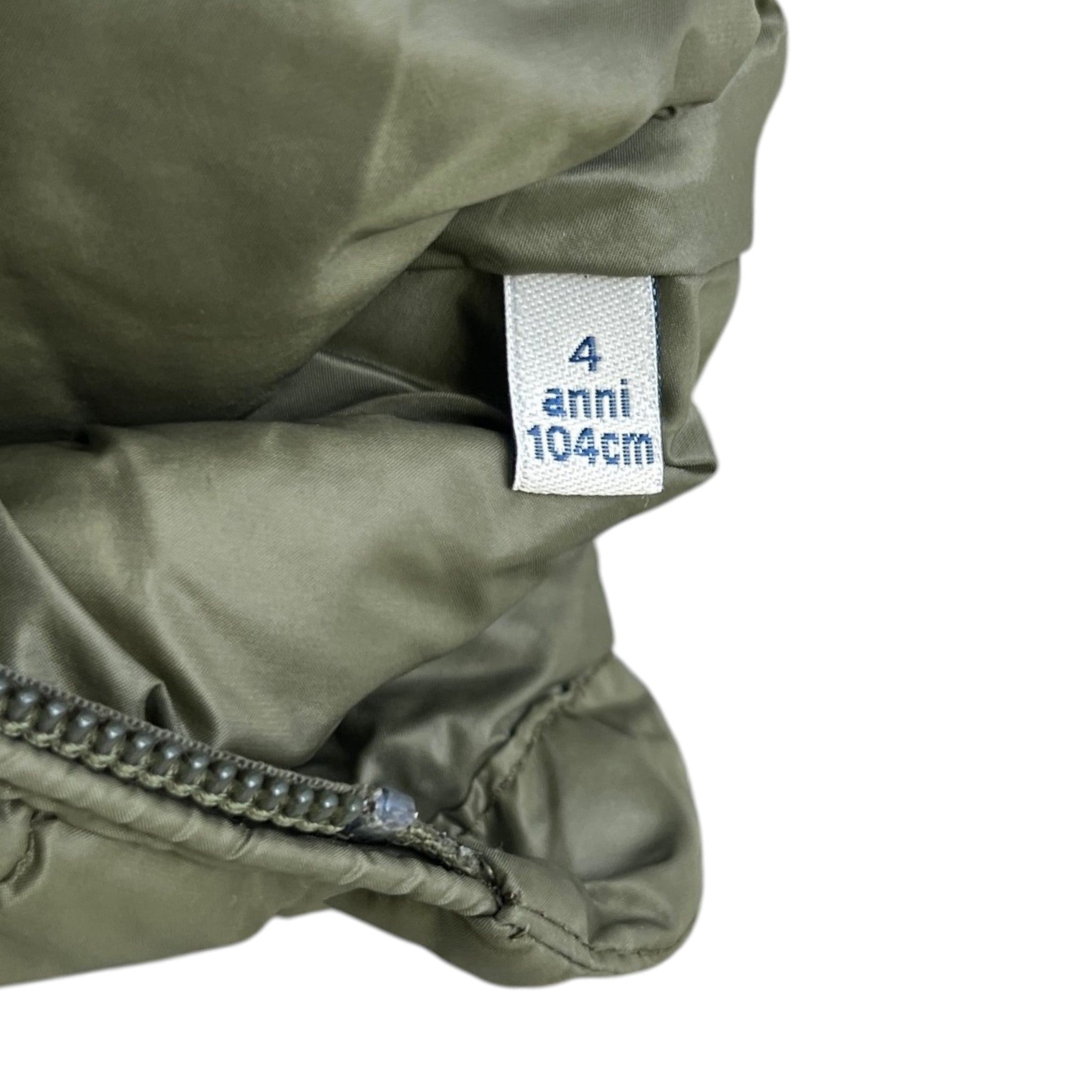 Men's Boys Age 4 Bargy Gilet Khaki Size XXS