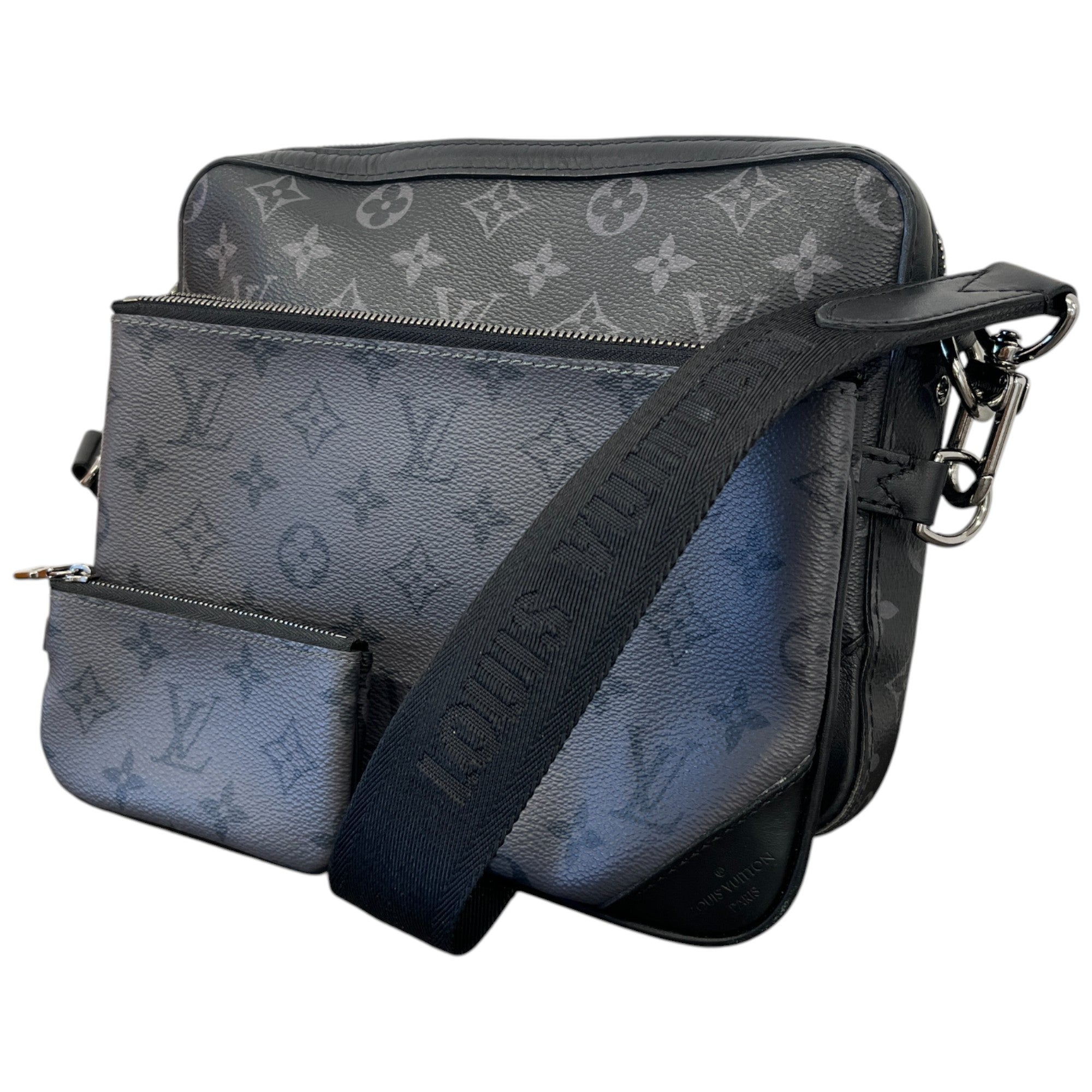 Men's Monogram Eclipse Trio Messenger Bag Black