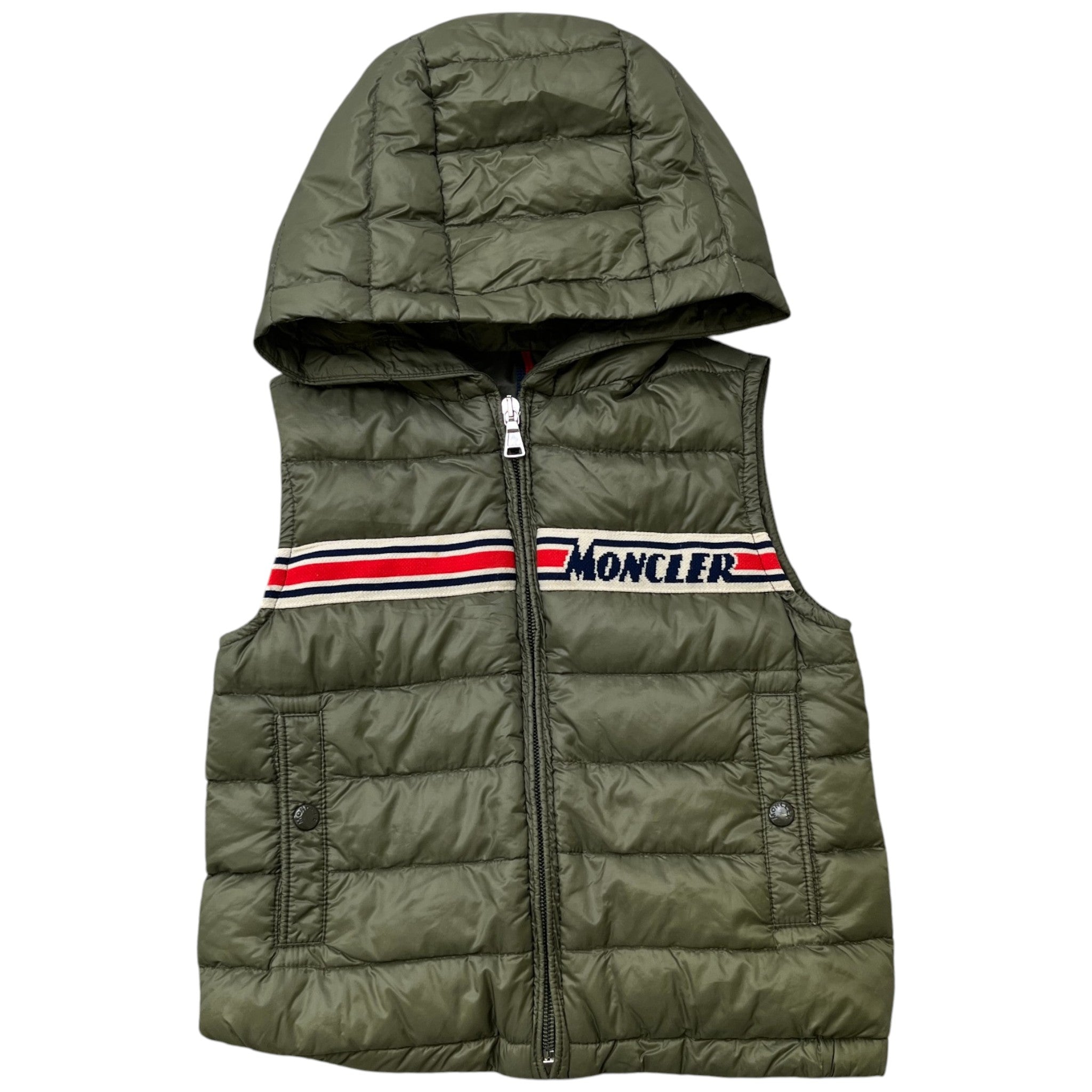 Men's Boys Age 4 Bargy Gilet Khaki Size XXS