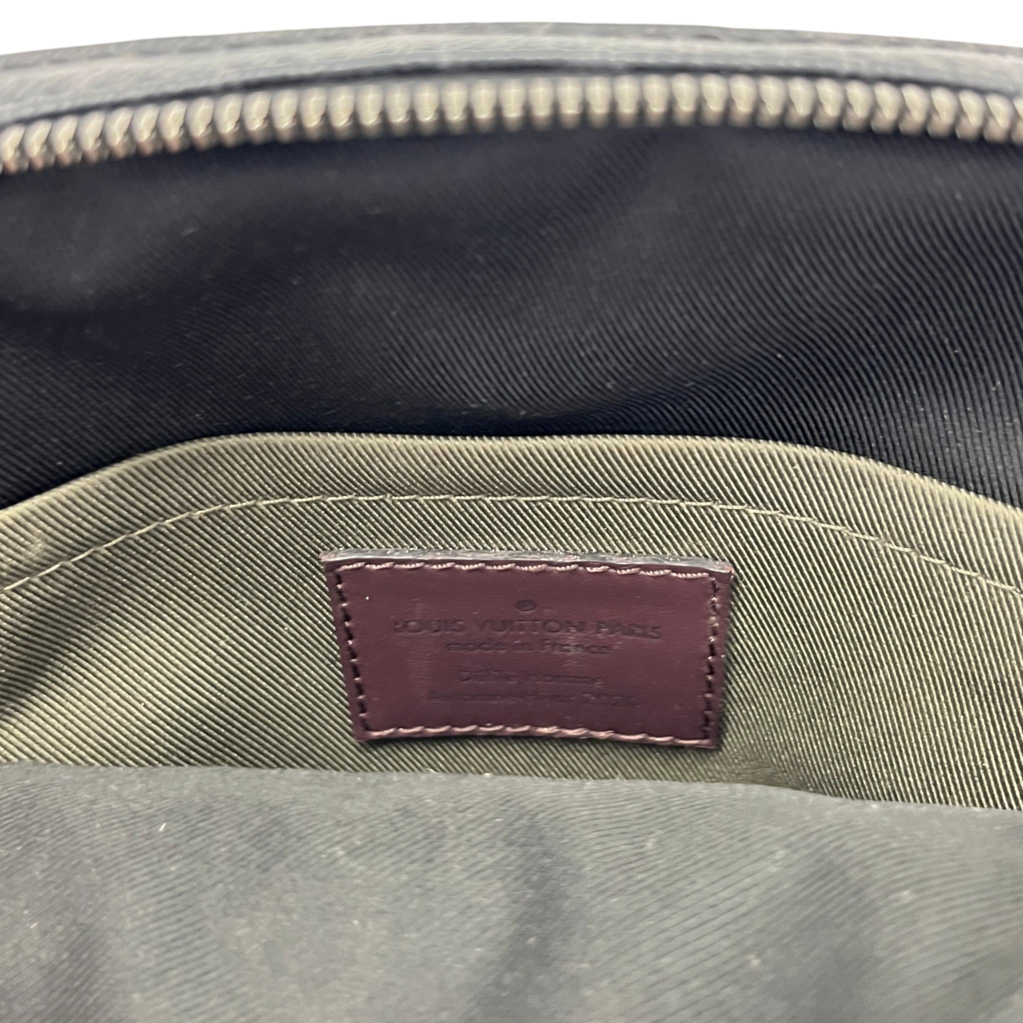 Men's Monogram Eclipse Patchwork Messenger Bag Black