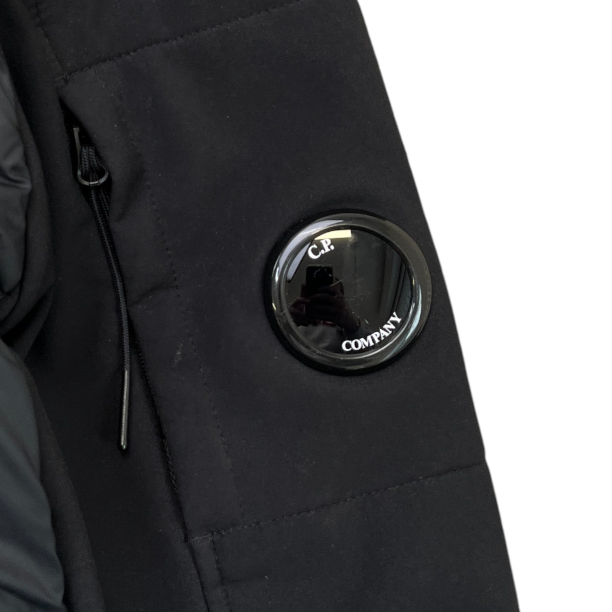 Men's Junior Lens Shell Jacket Black Size Age 14