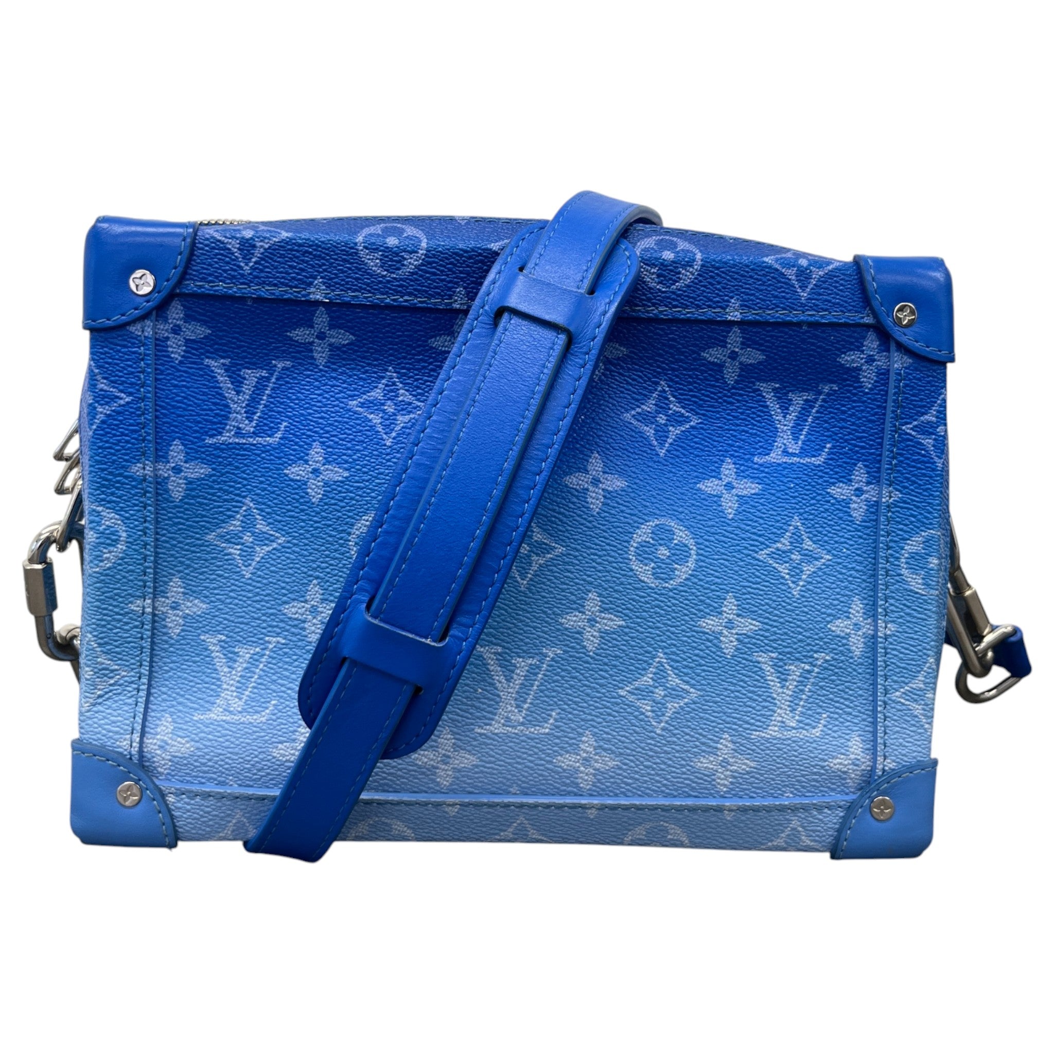 Men's Monogram Clouds Soft Trunk Bag Blue