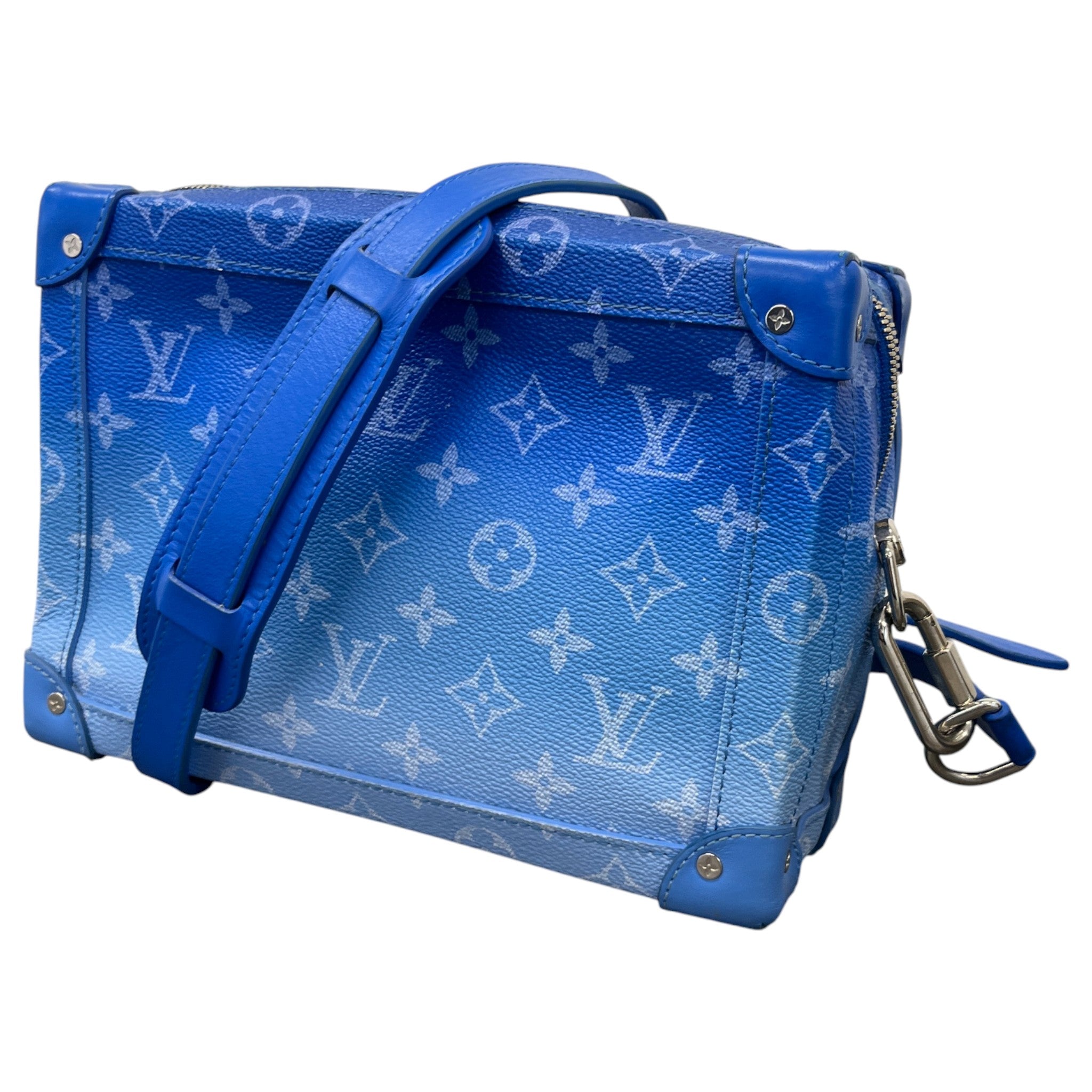 Men's Monogram Clouds Soft Trunk Bag Blue