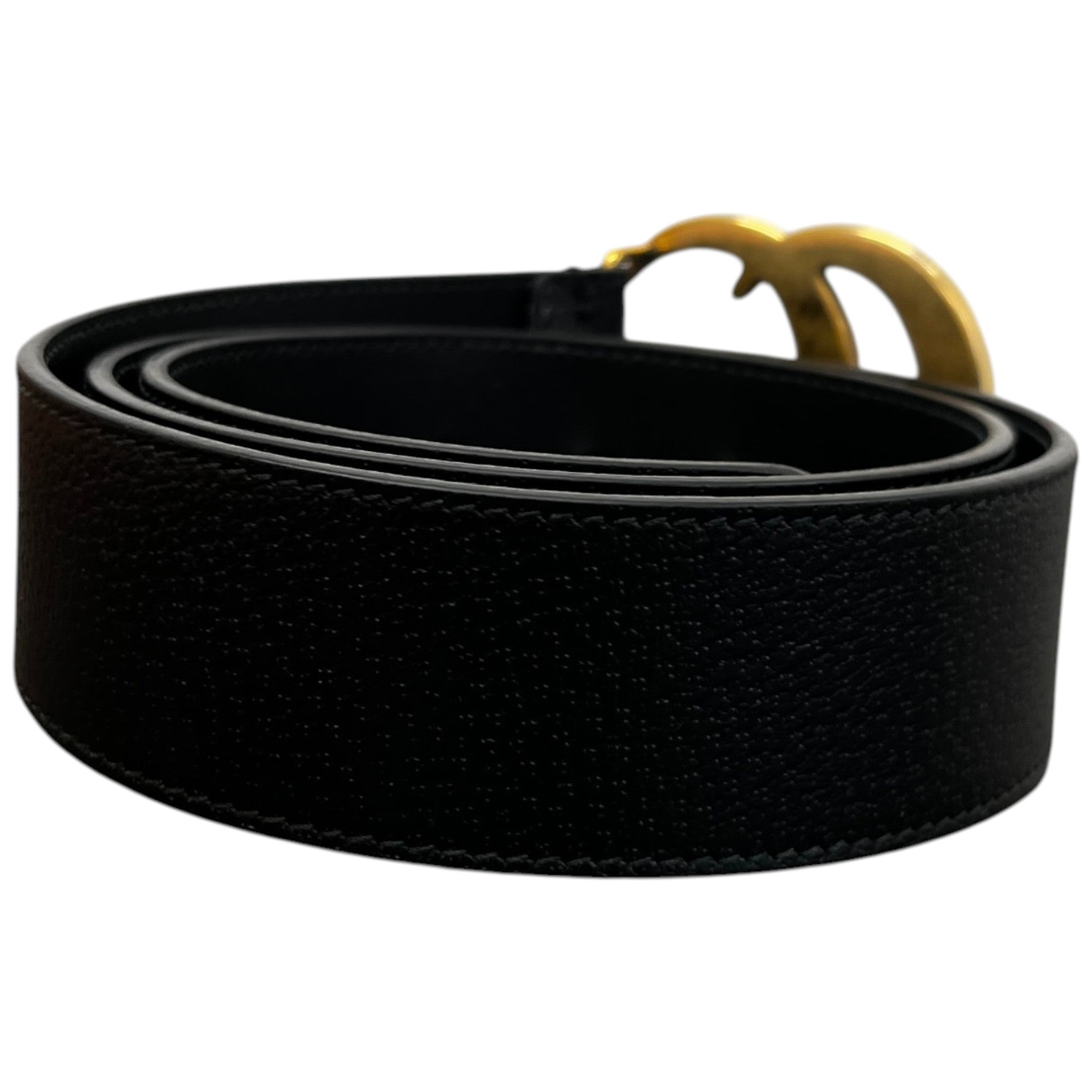 Men's Gg Marmont Belt Black Size 85CM / UK 10