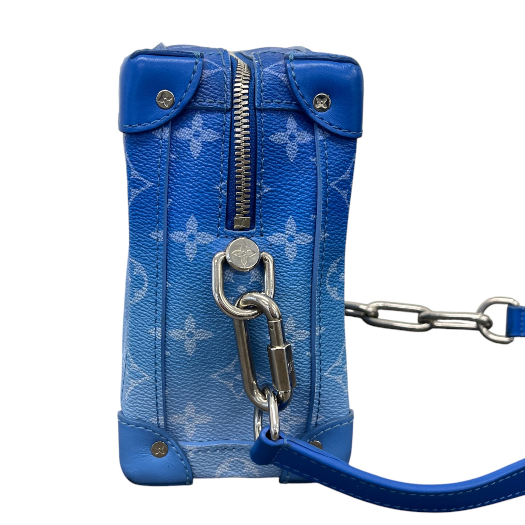 Men's Monogram Clouds Soft Trunk Bag Blue