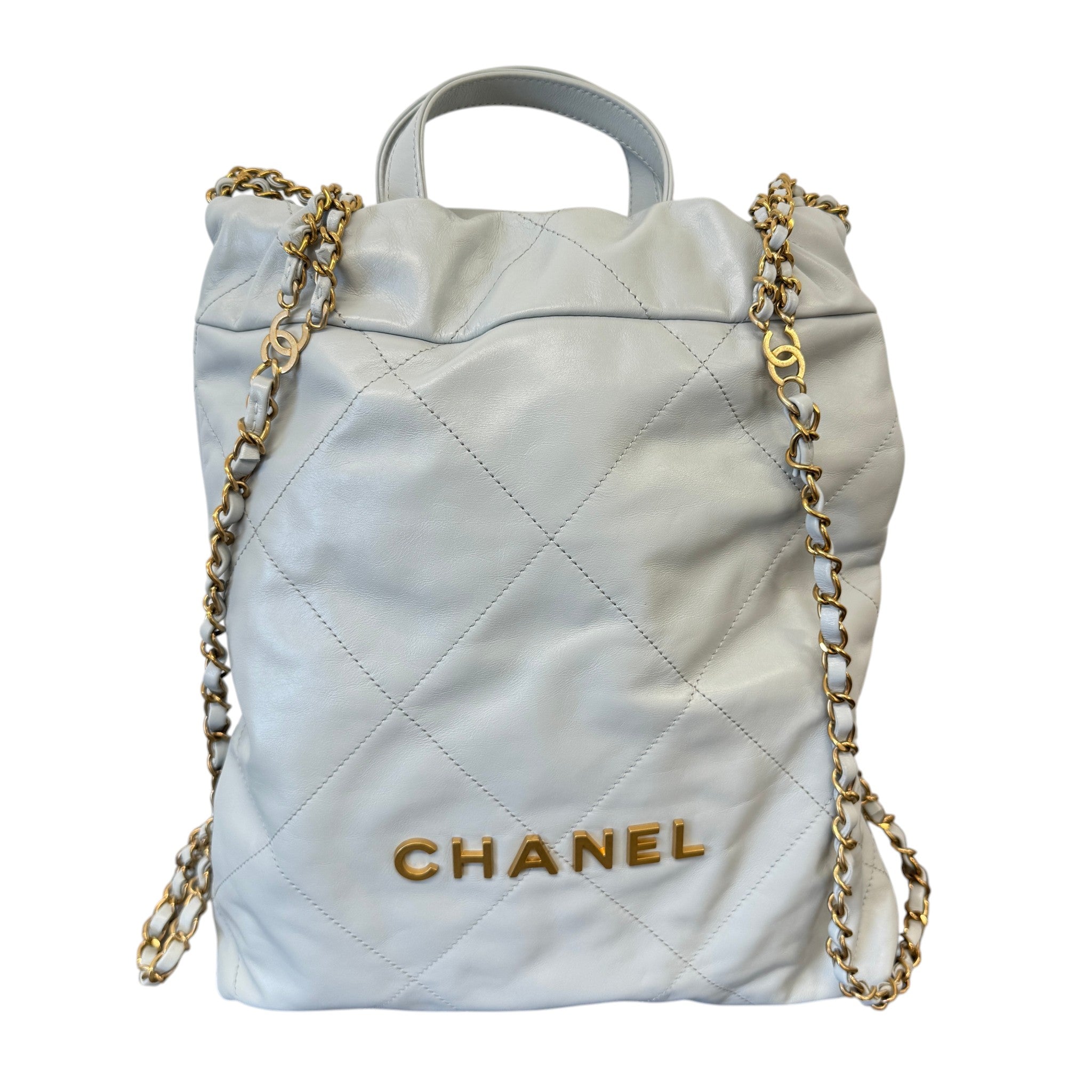 Women's Calfskin 22 Backpack Grey