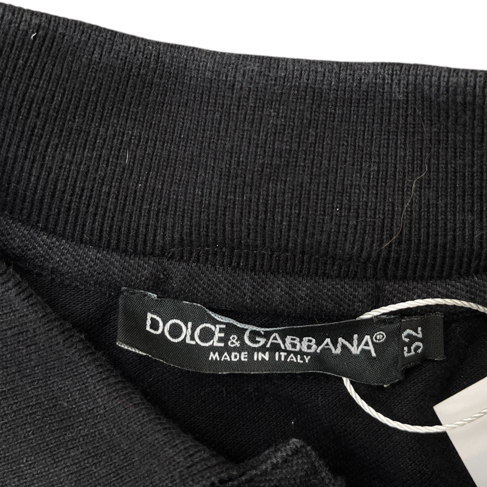 Men's Plaque Logo Polo Shirt Black Size IT 52 / UK XL