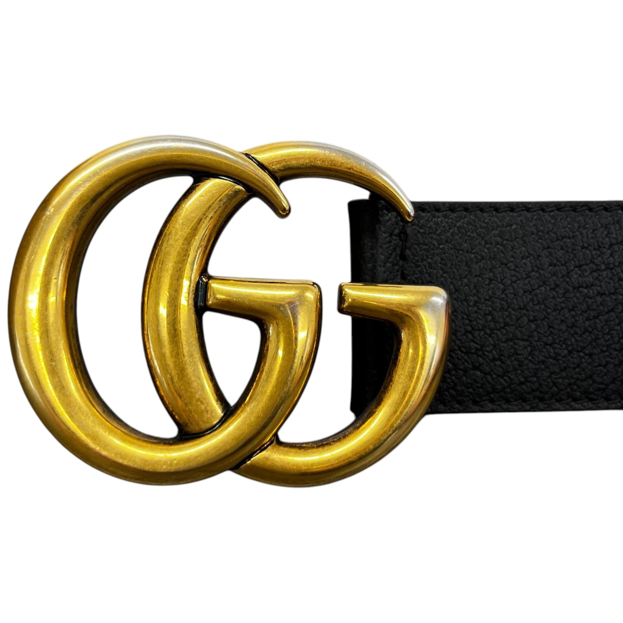 Men's Gg Marmont Belt Black Size 85CM / UK 10