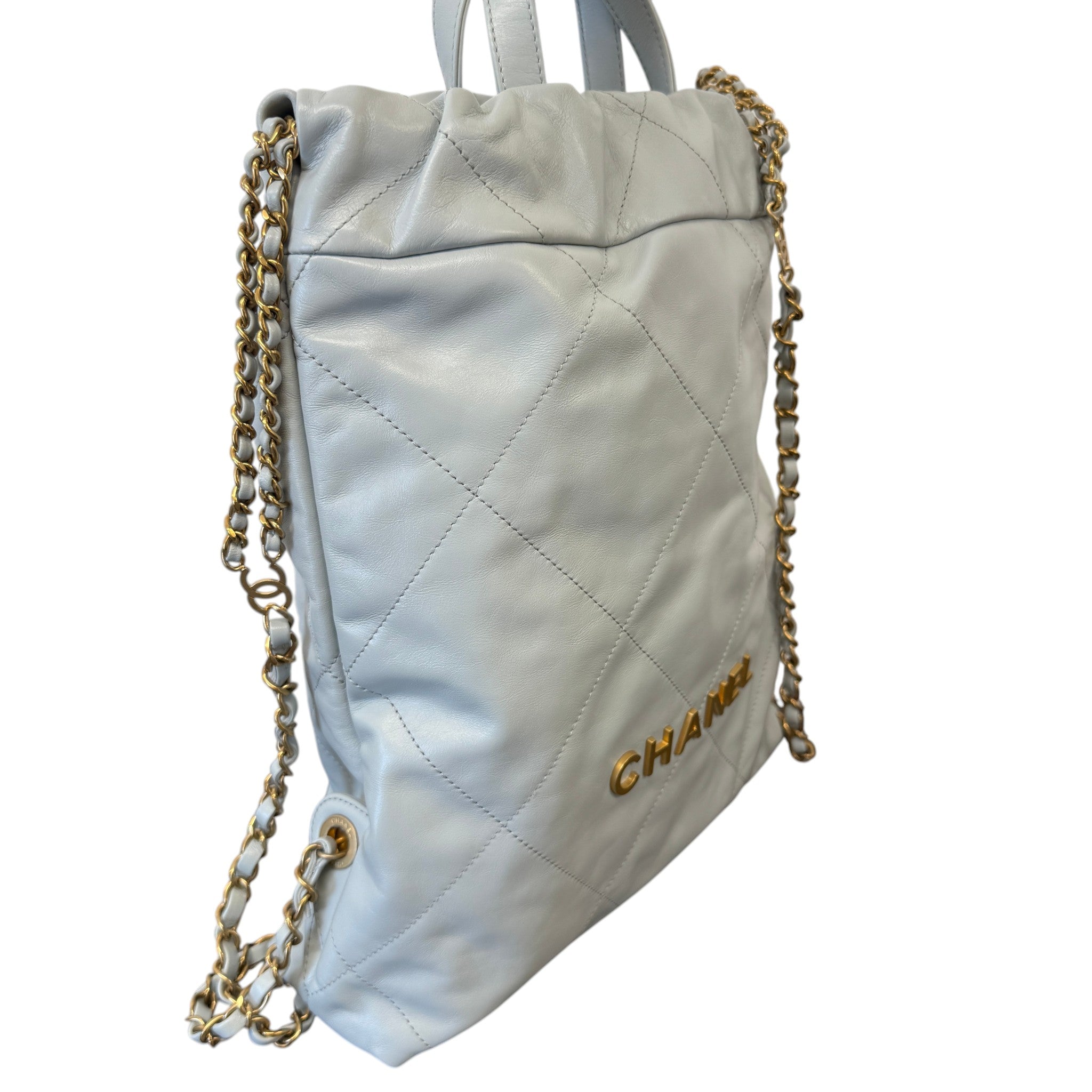 Women's Calfskin 22 Backpack Grey