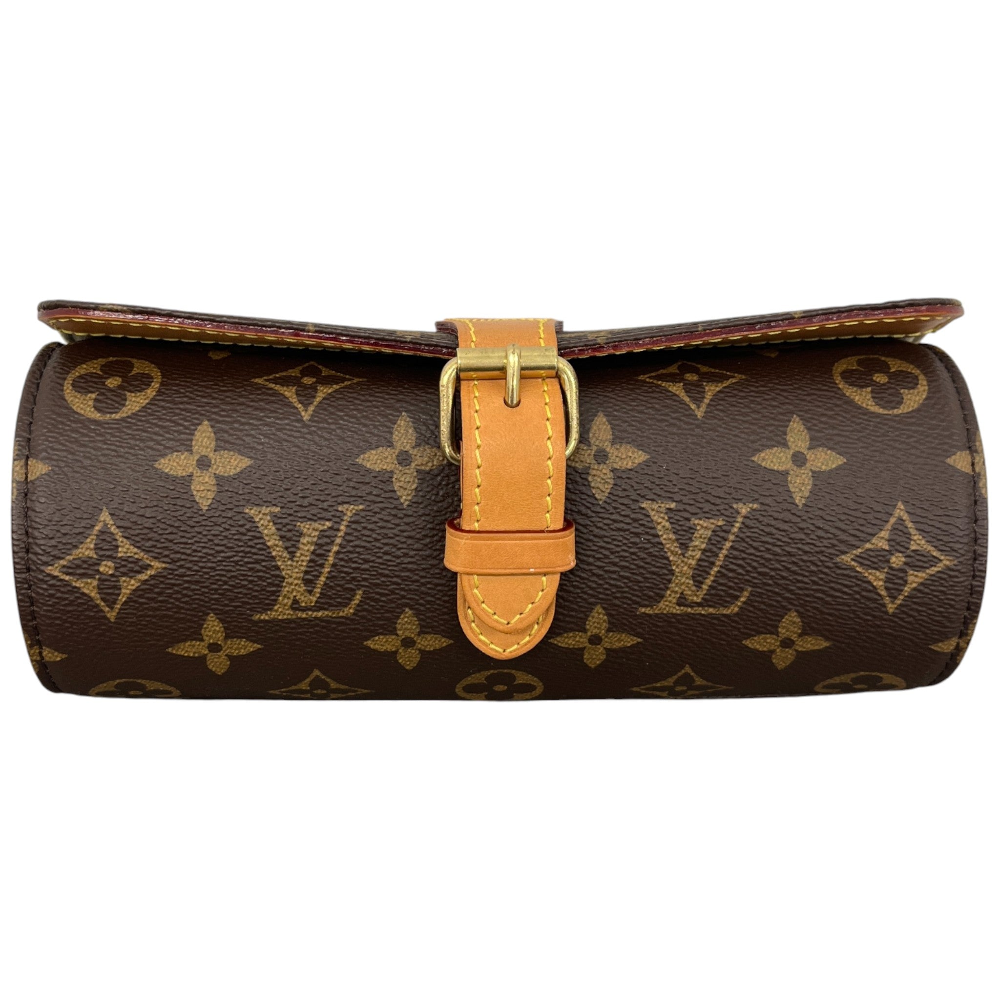 Monogram 3 Watch Case Brown