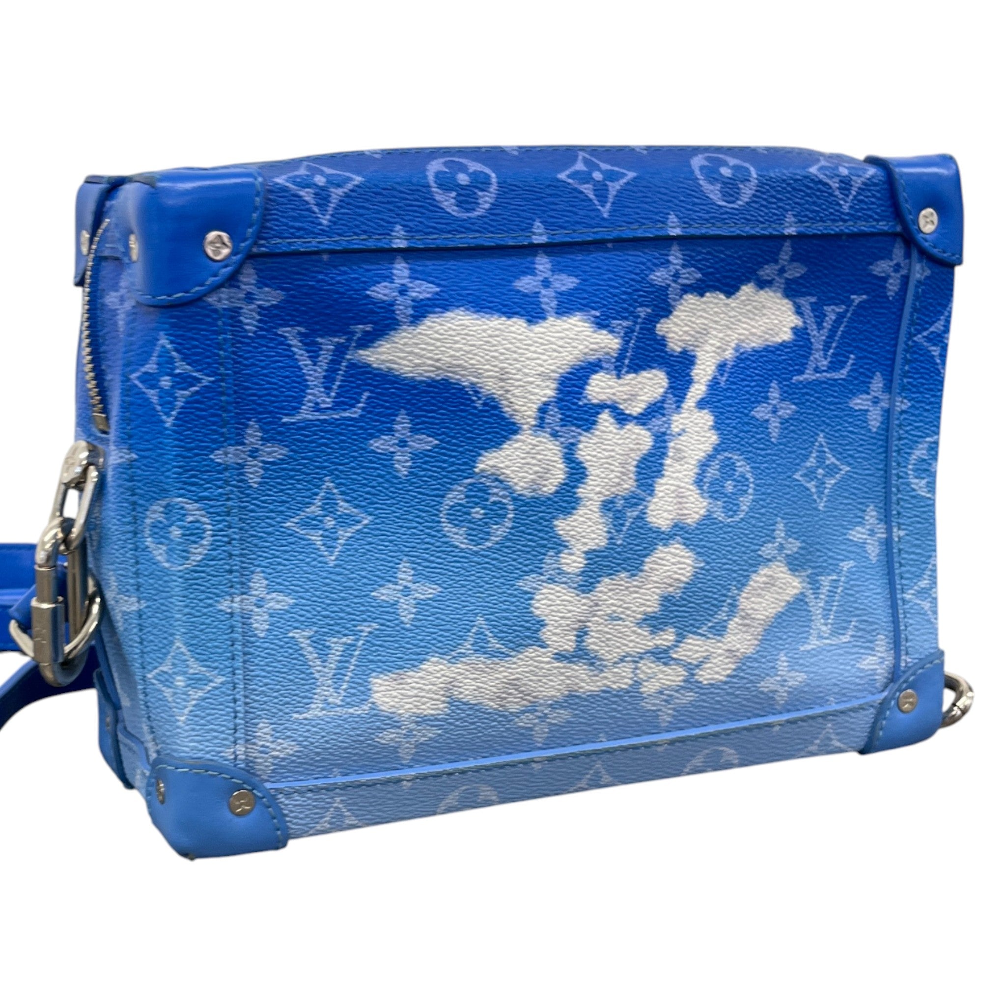 Men's Monogram Clouds Soft Trunk Bag Blue