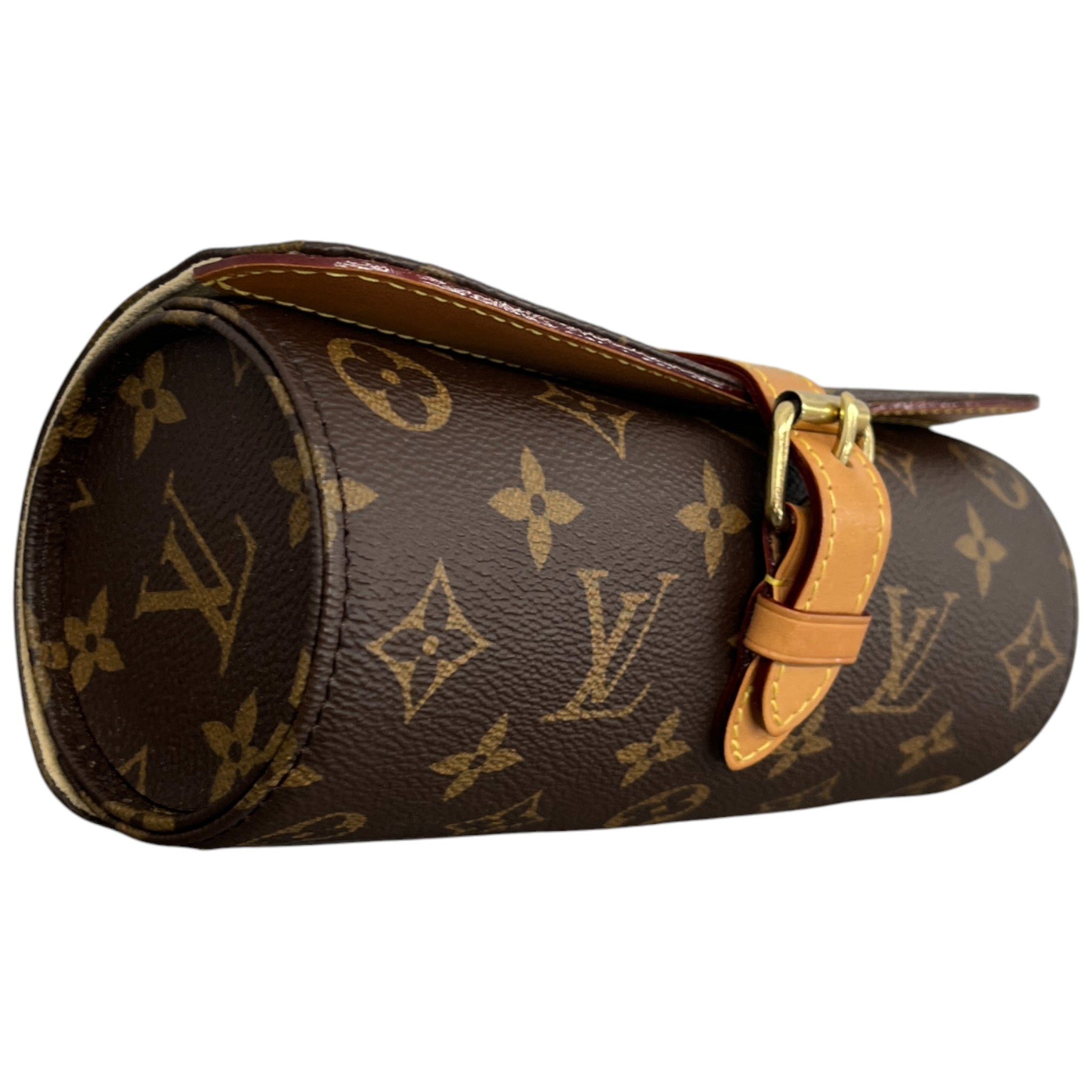 Monogram 3 Watch Case Brown