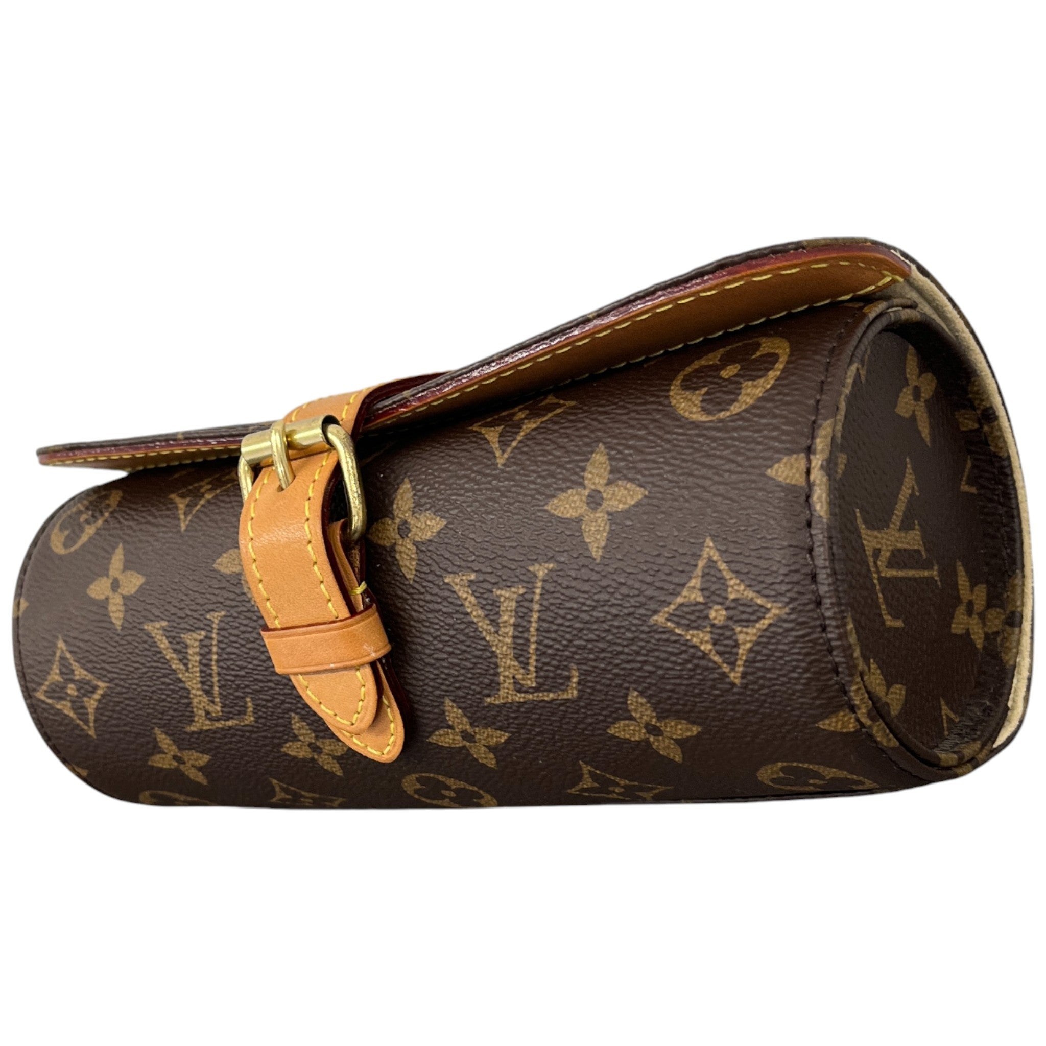 Monogram 3 Watch Case Brown