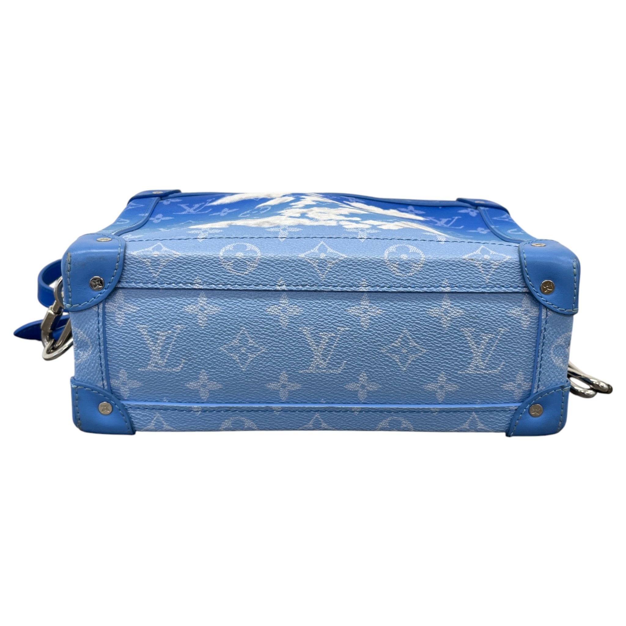 Men's Monogram Clouds Soft Trunk Bag Blue