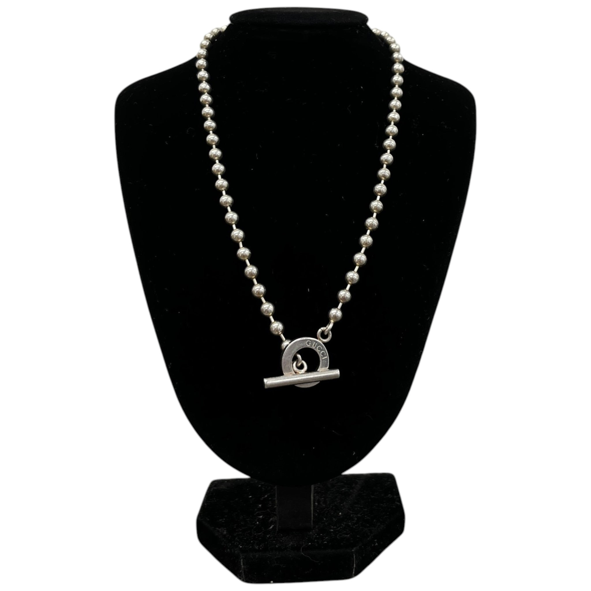 Women's Boule Toggle Necklace Silver