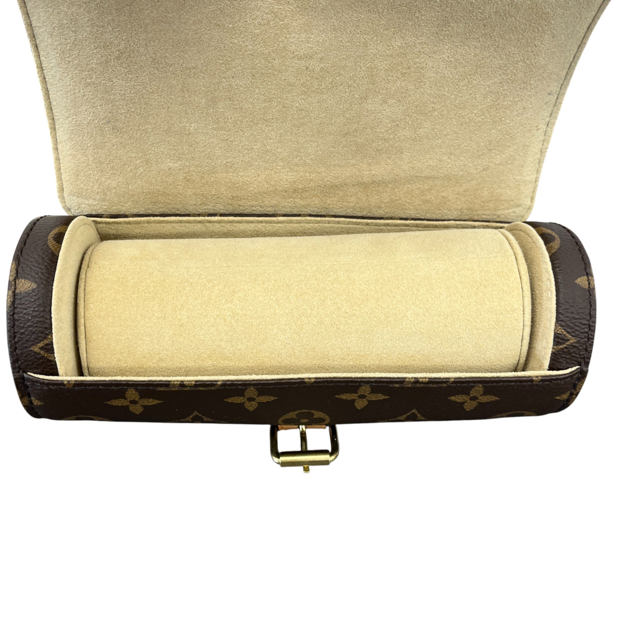 Monogram 3 Watch Case Brown