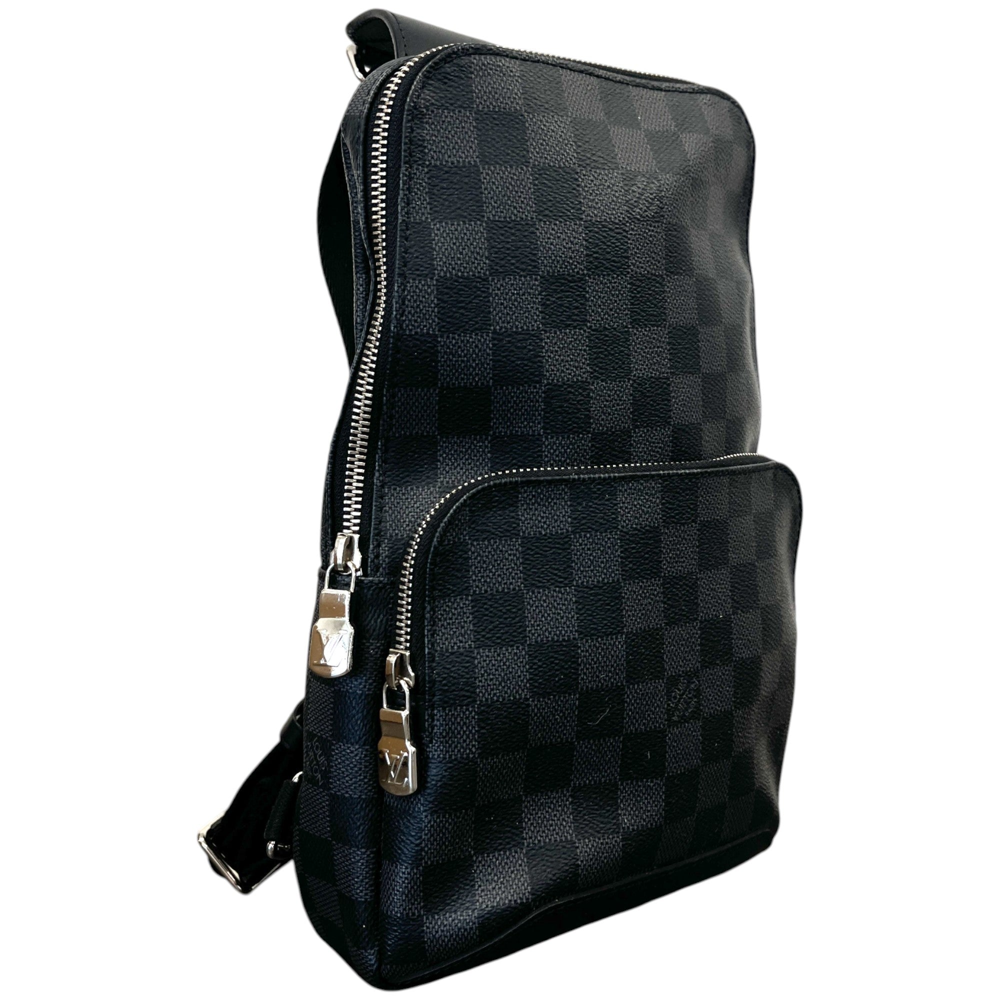 Men's Damier Graphite Avenue Nm Slingbag Messenger Bag Black