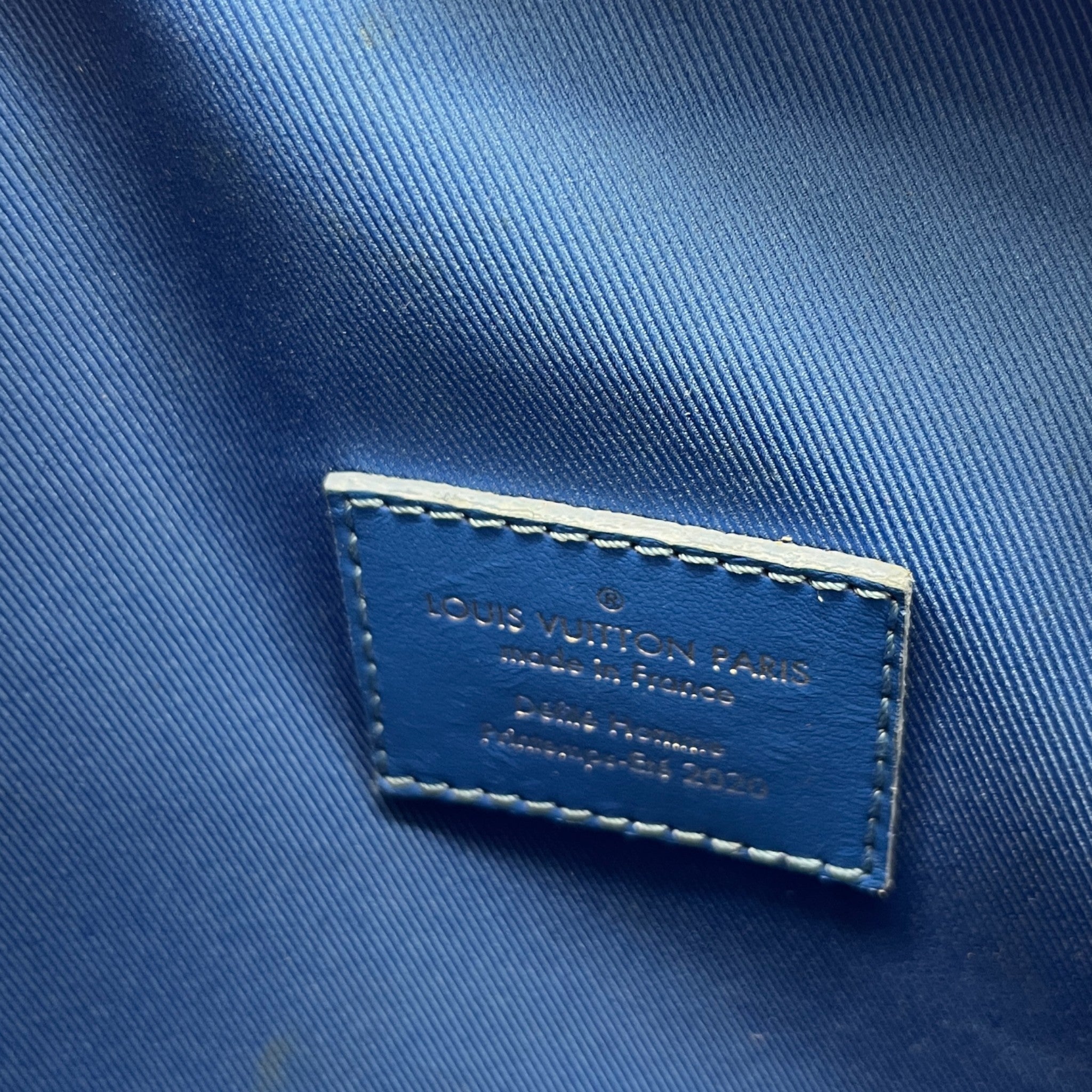 Men's Monogram Clouds Soft Trunk Bag Blue