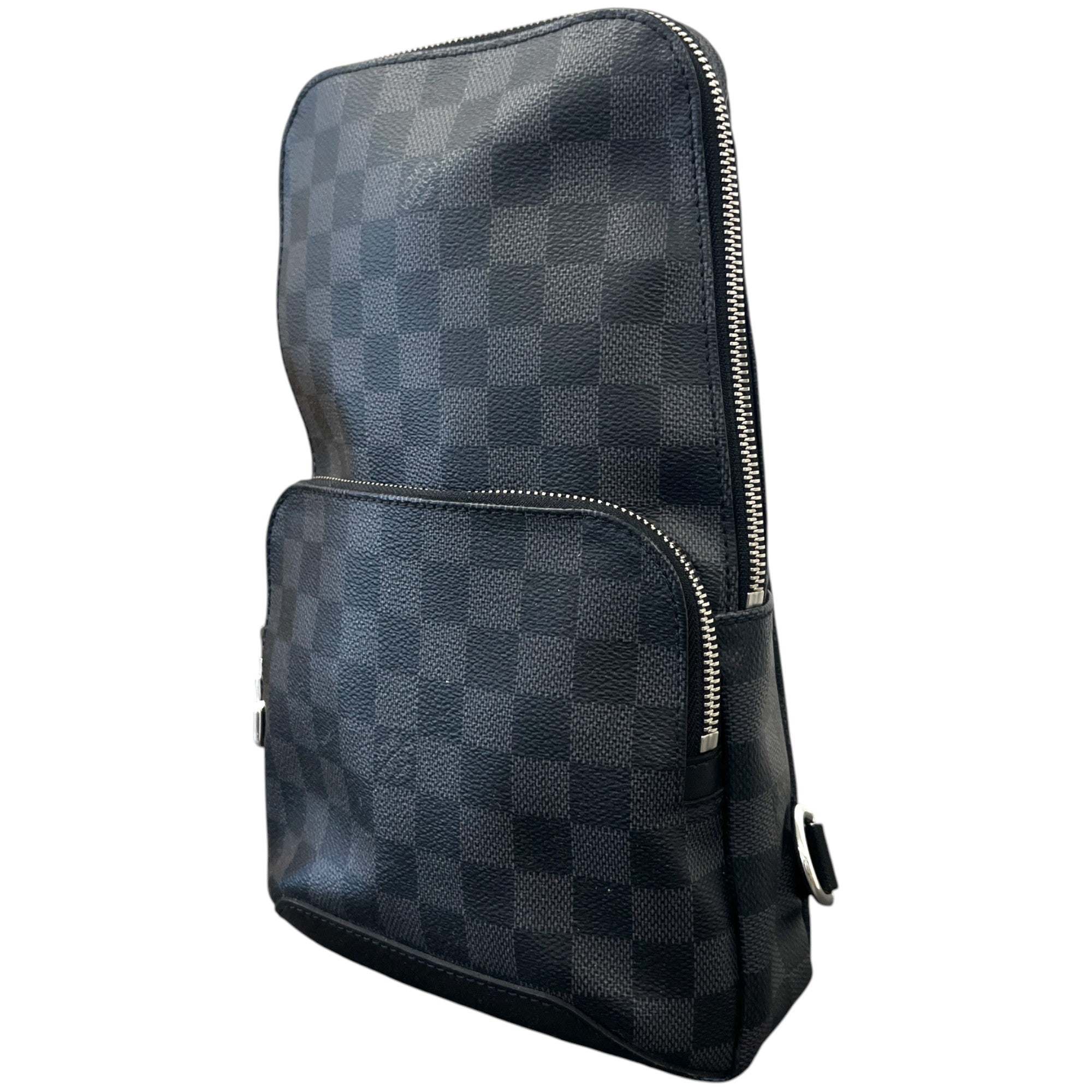 Men's Damier Graphite Avenue Nm Slingbag Messenger Bag Black
