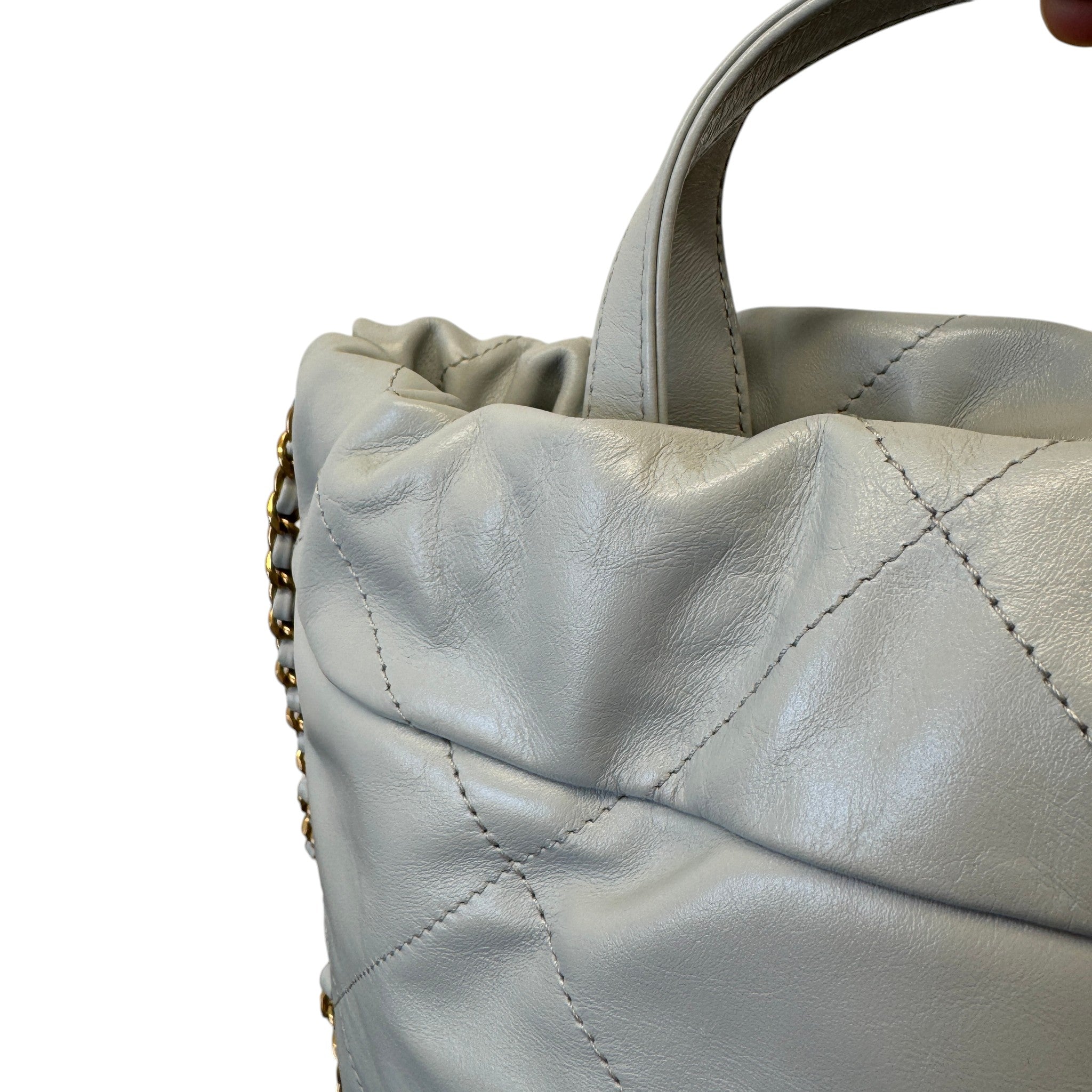 Women's Calfskin 22 Backpack Grey