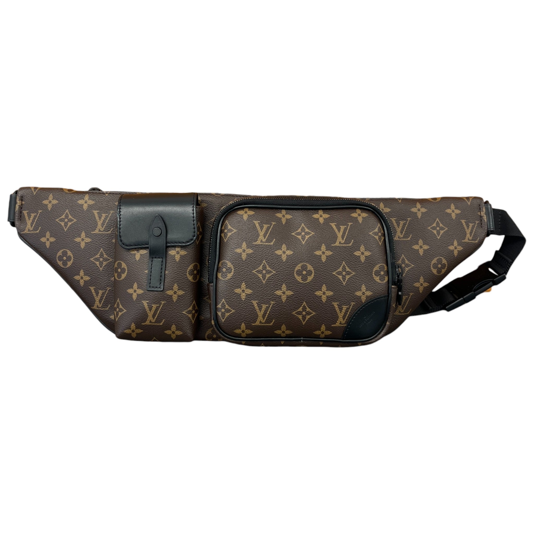 Men's Monogram Macassar Christopher Belt Bag Brown