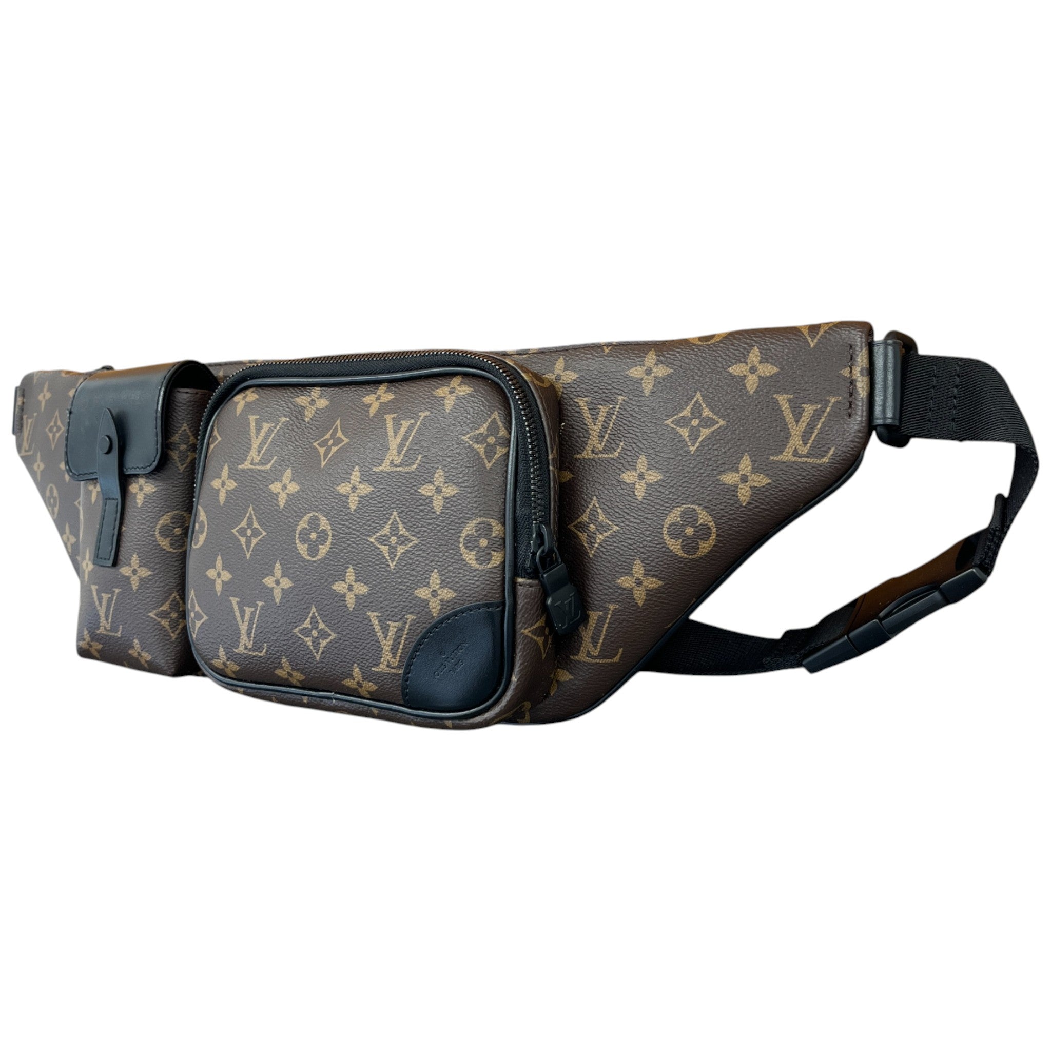 Men's Monogram Macassar Christopher Belt Bag Brown