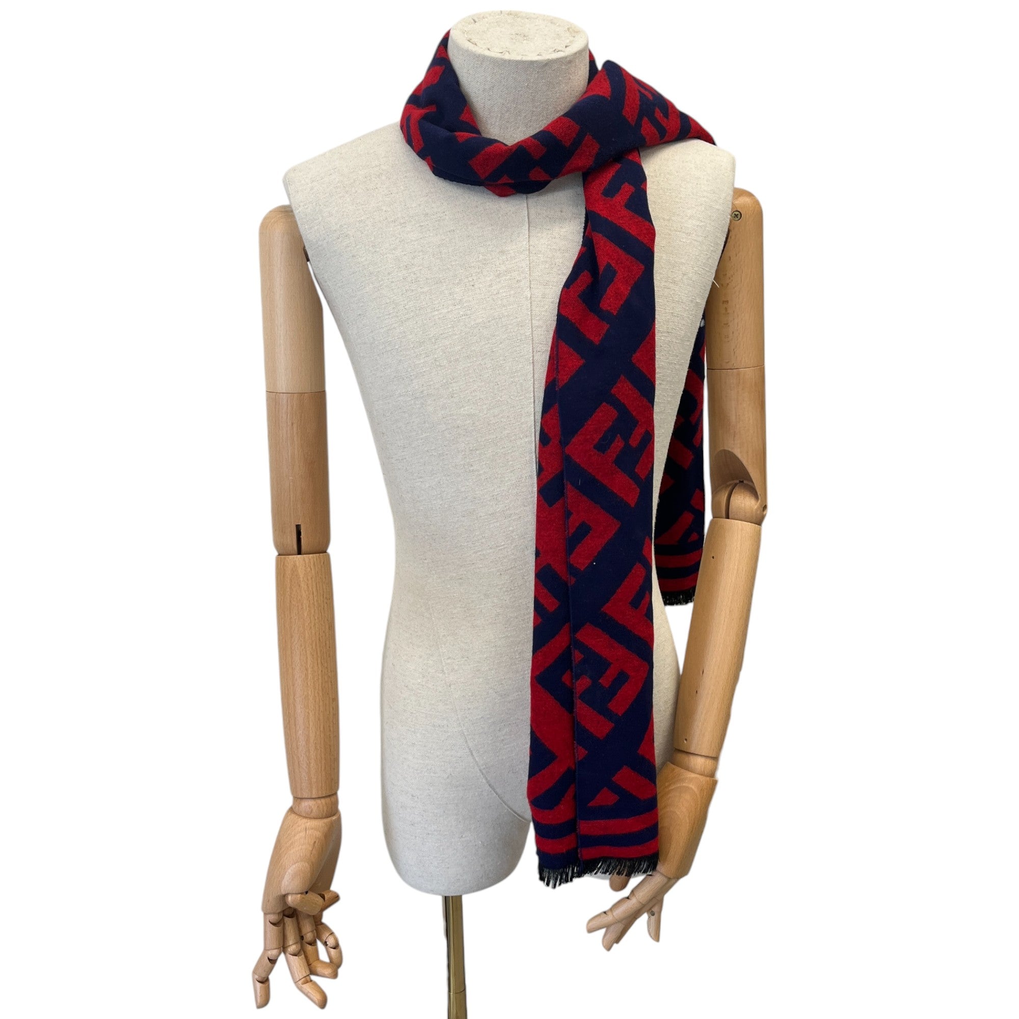 Women's Ff Monogram Scarf Pink