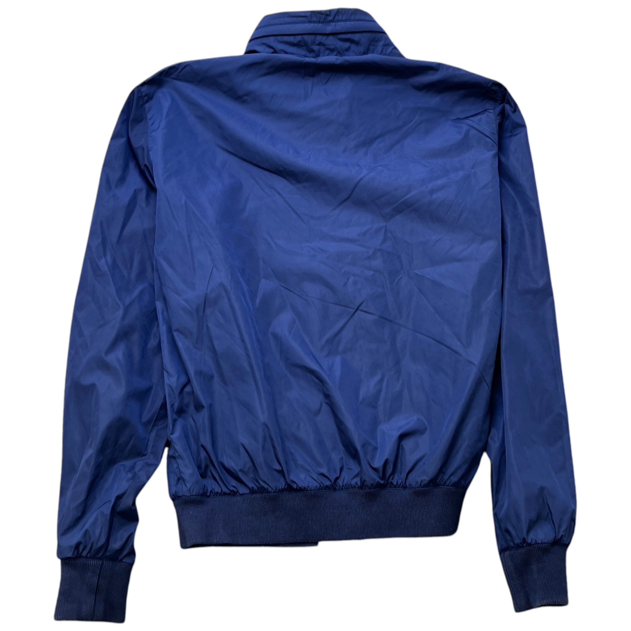 Men's Logo Patch Bomber Windbreaker Navy Size IT 50 / L