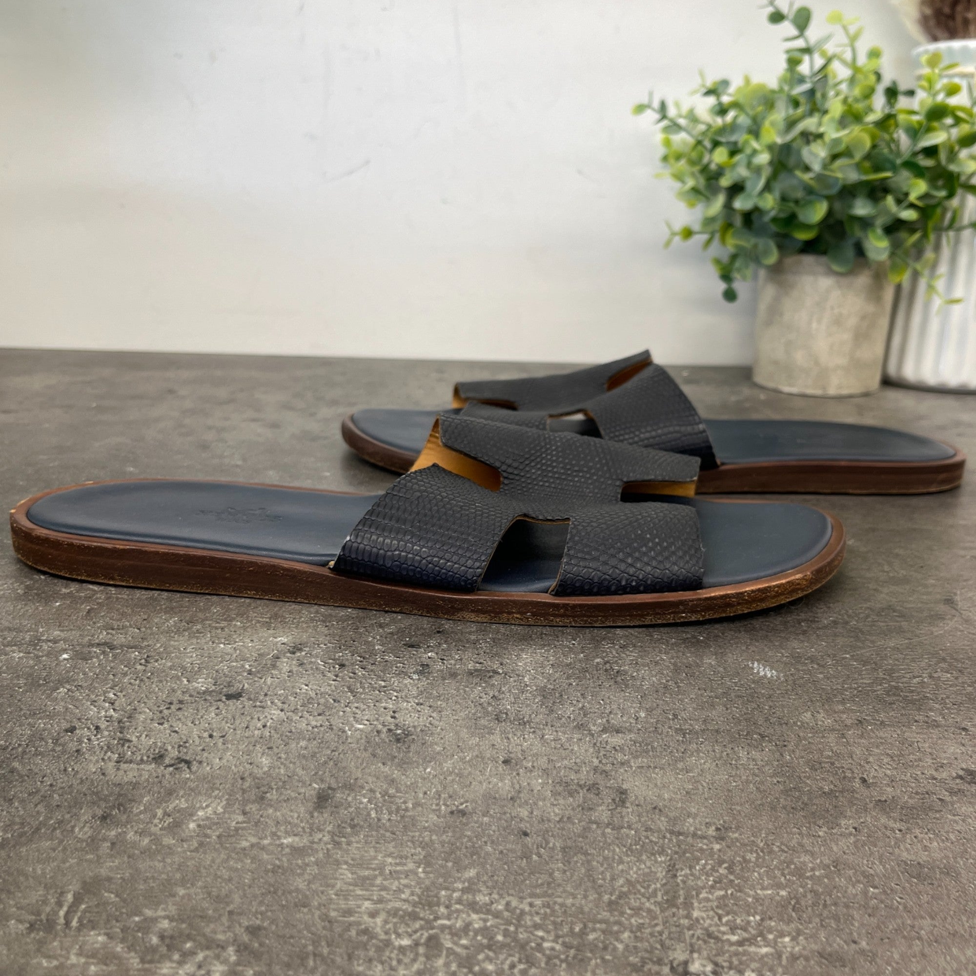 Men's Izmir Sandals Navy Size EU 42.5 / UK 8.5