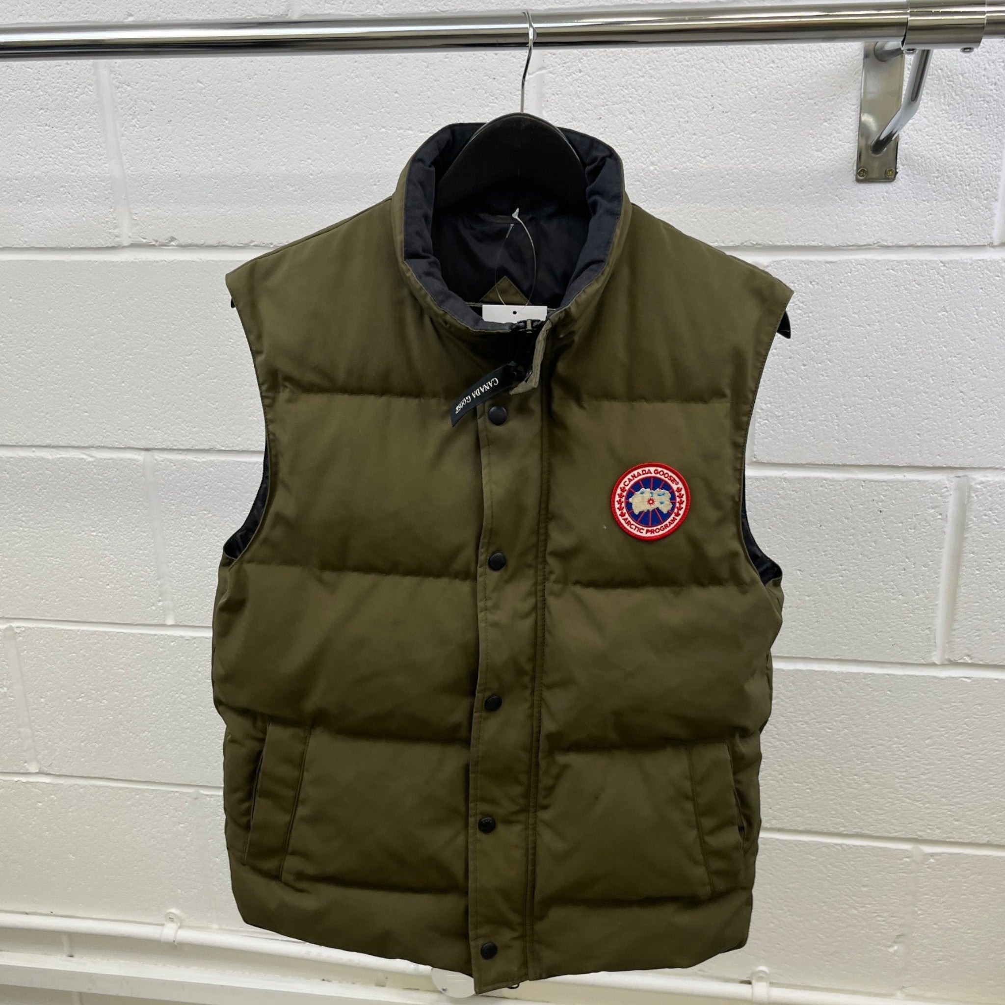 Men's Freestyle Gilet Khaki Size M