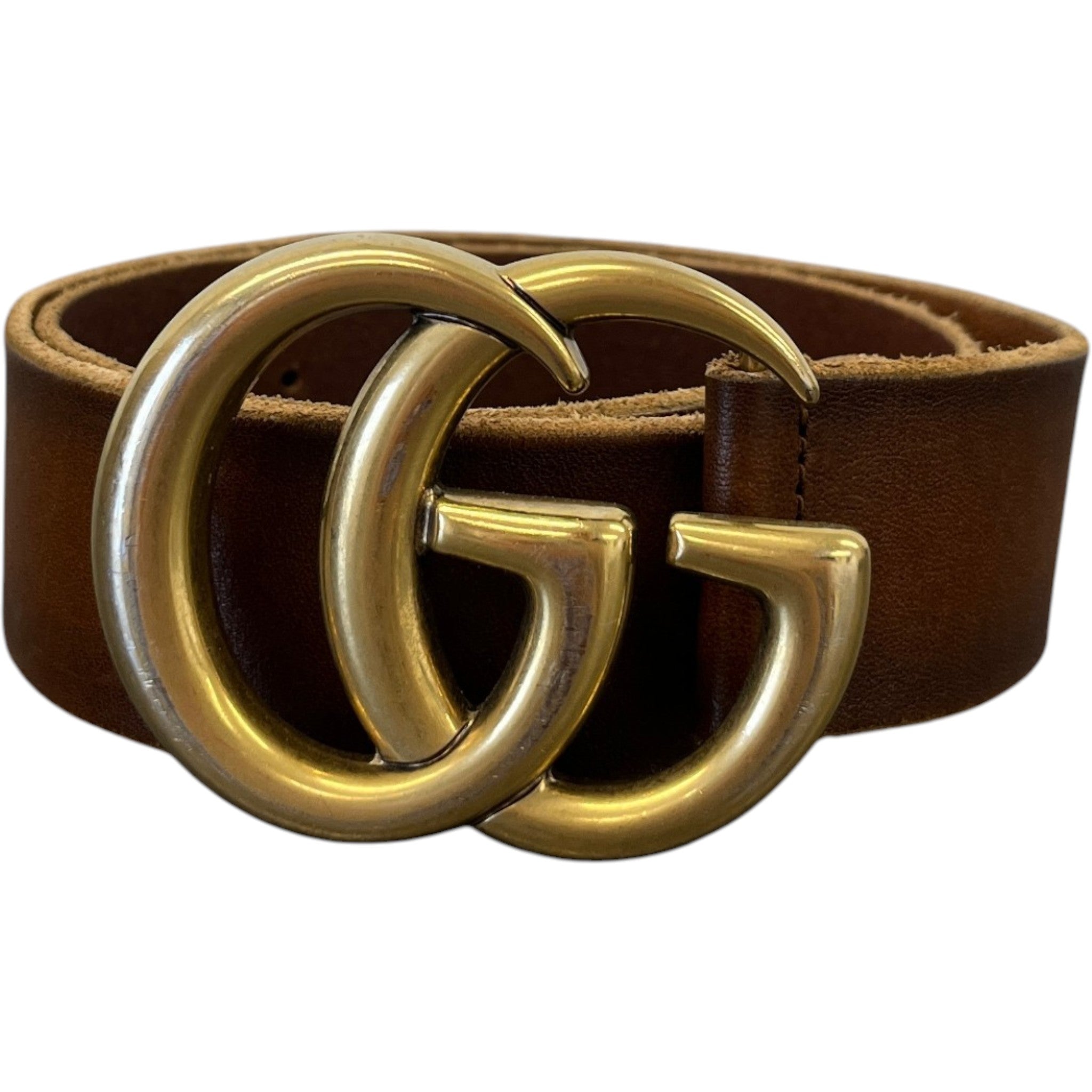 Women's Gg Marmont Belt Brown Size 70CM / UK 6