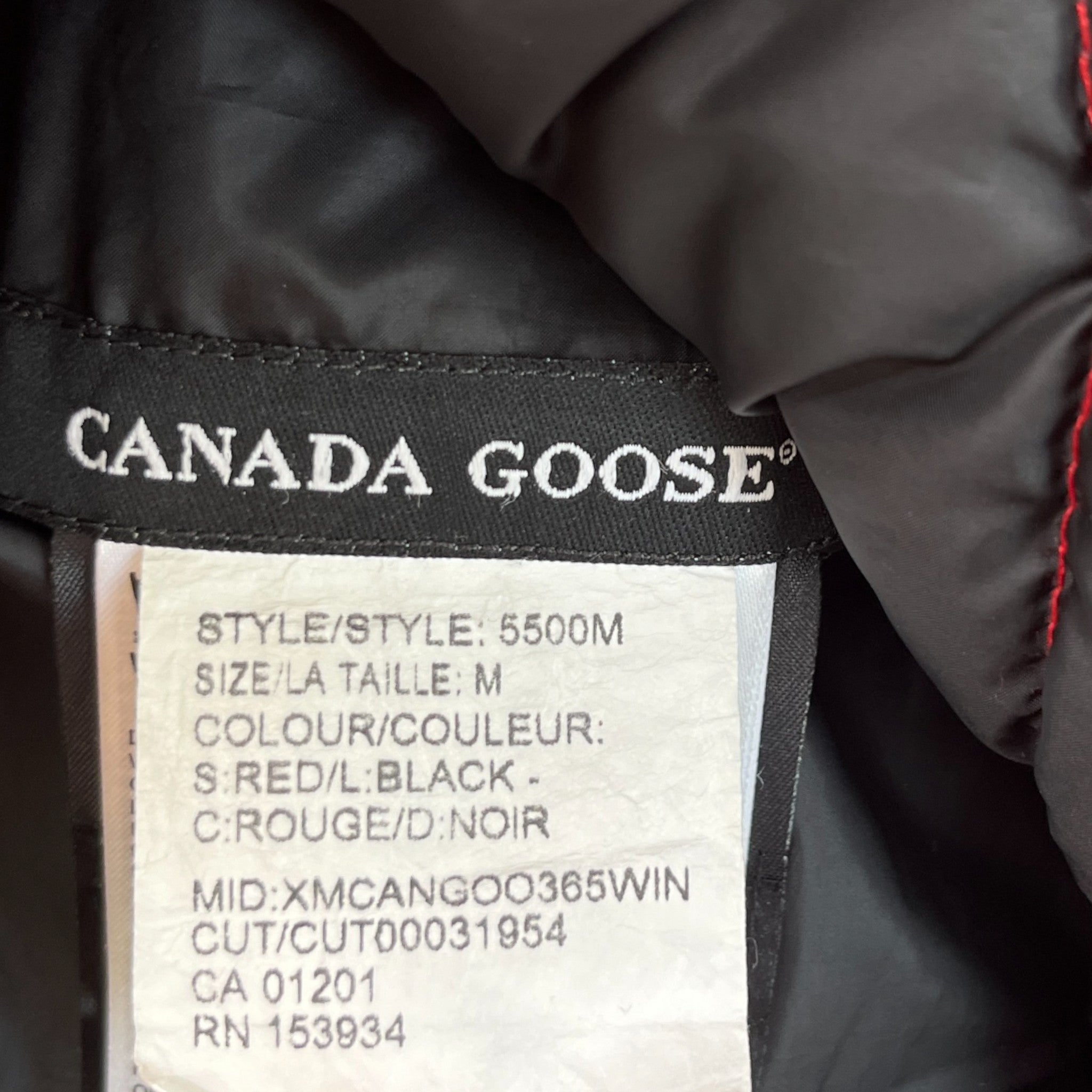 Men's Brookvale Down Jacket Red Size M