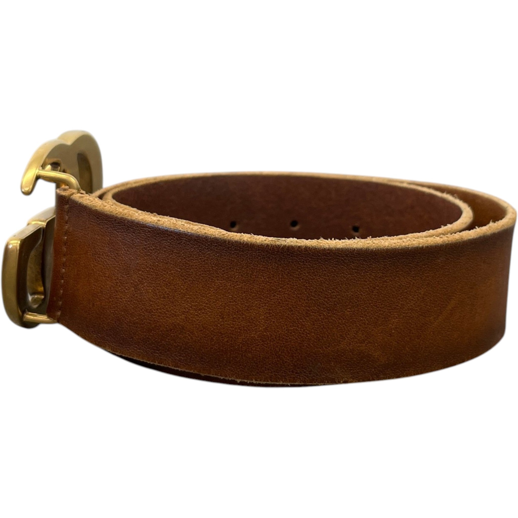 Women's Gg Marmont Belt Brown Size 70CM / UK 6