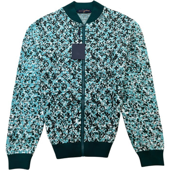 Louis Vuitton Men's Monogram Pointilism Jumper Green Size L