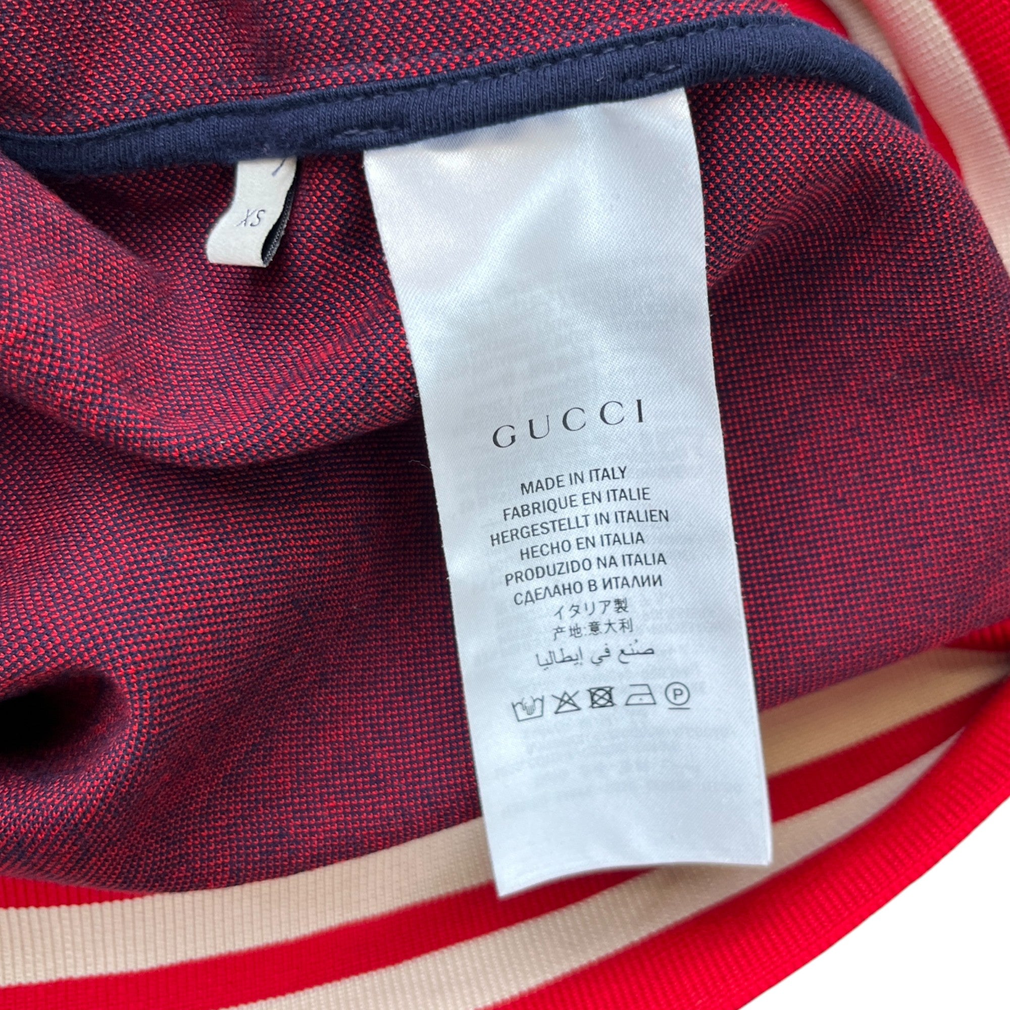 Men's Gg Supreme Track Jacket Navy Size XS