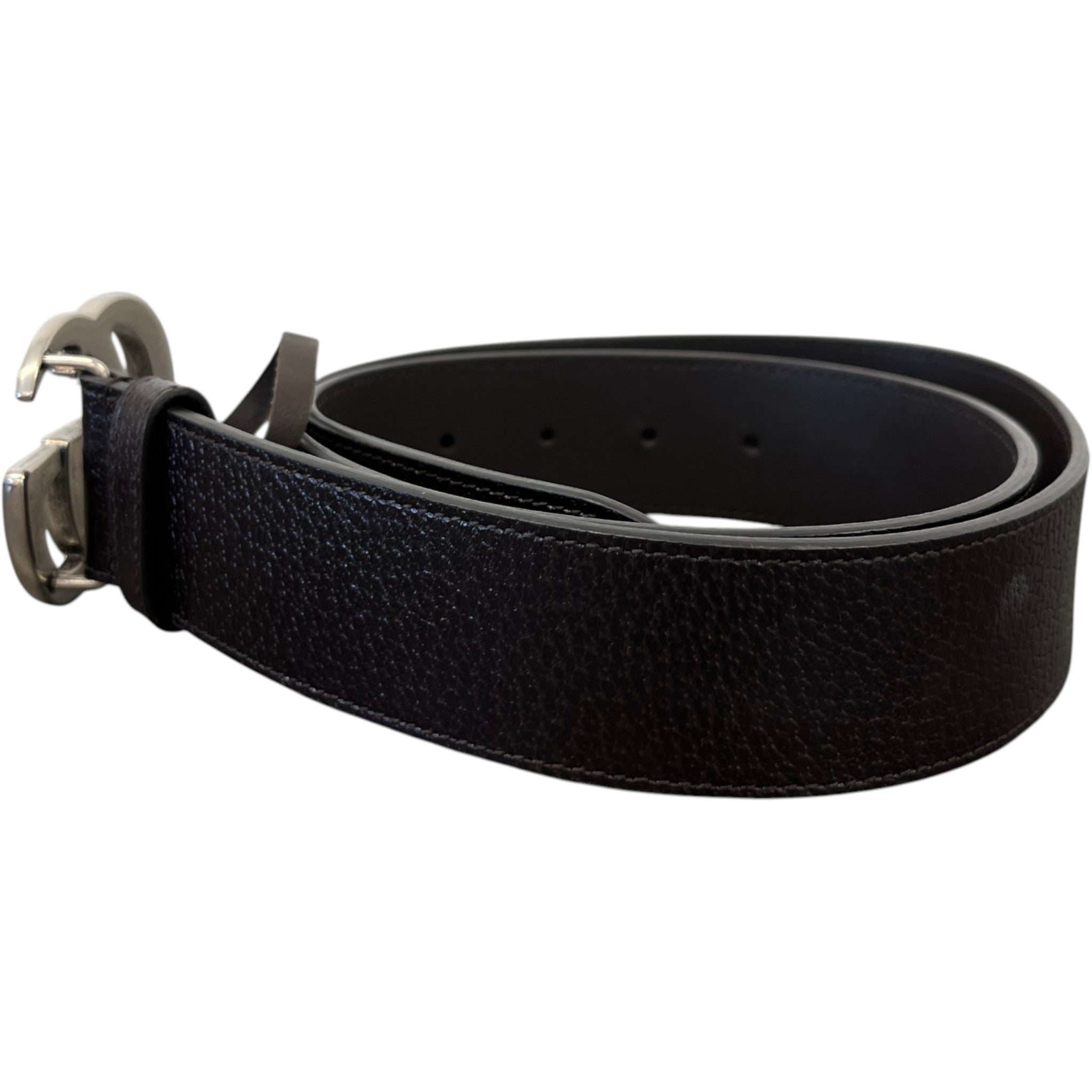 Men's Interlocking G Belt Black Size Waist 38"