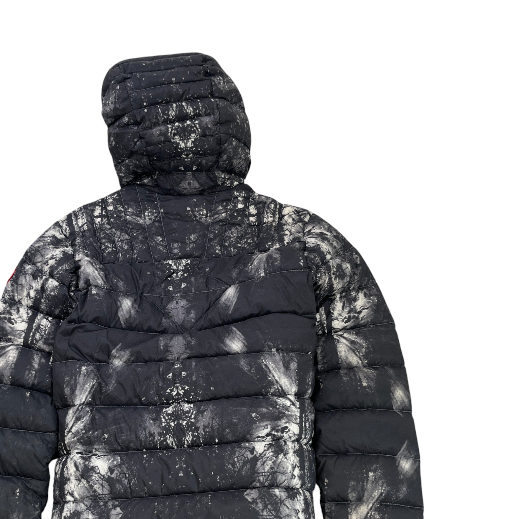 Men's Lodge Hooded Down Jacket Black Size S