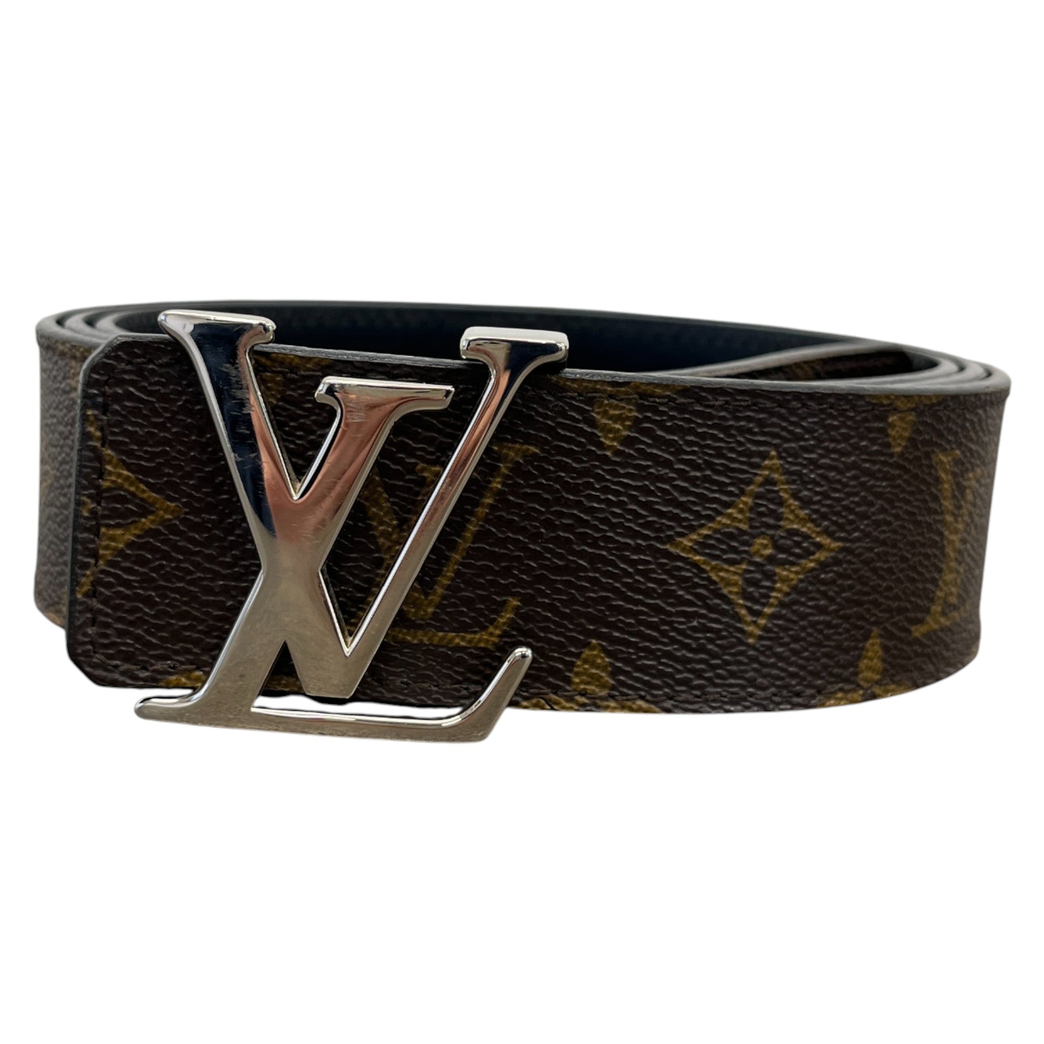 Men's Lv Reversible Belt Brown Size Waist 42"