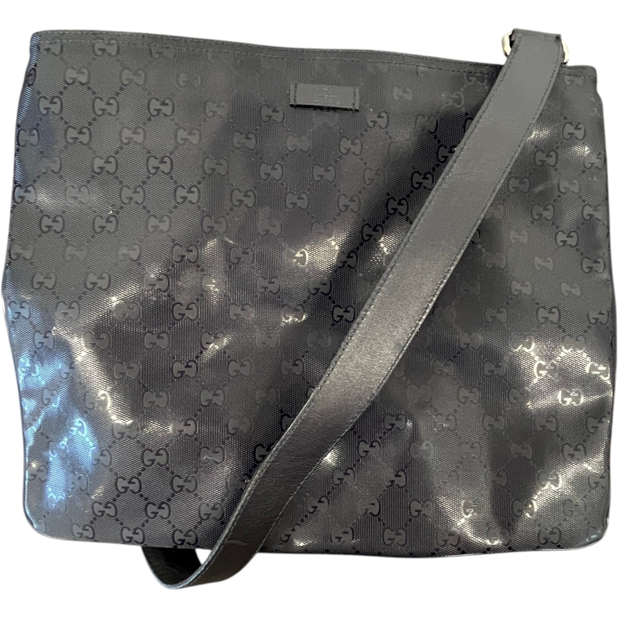 Men's Gg Imprimé Messenger Bag Navy