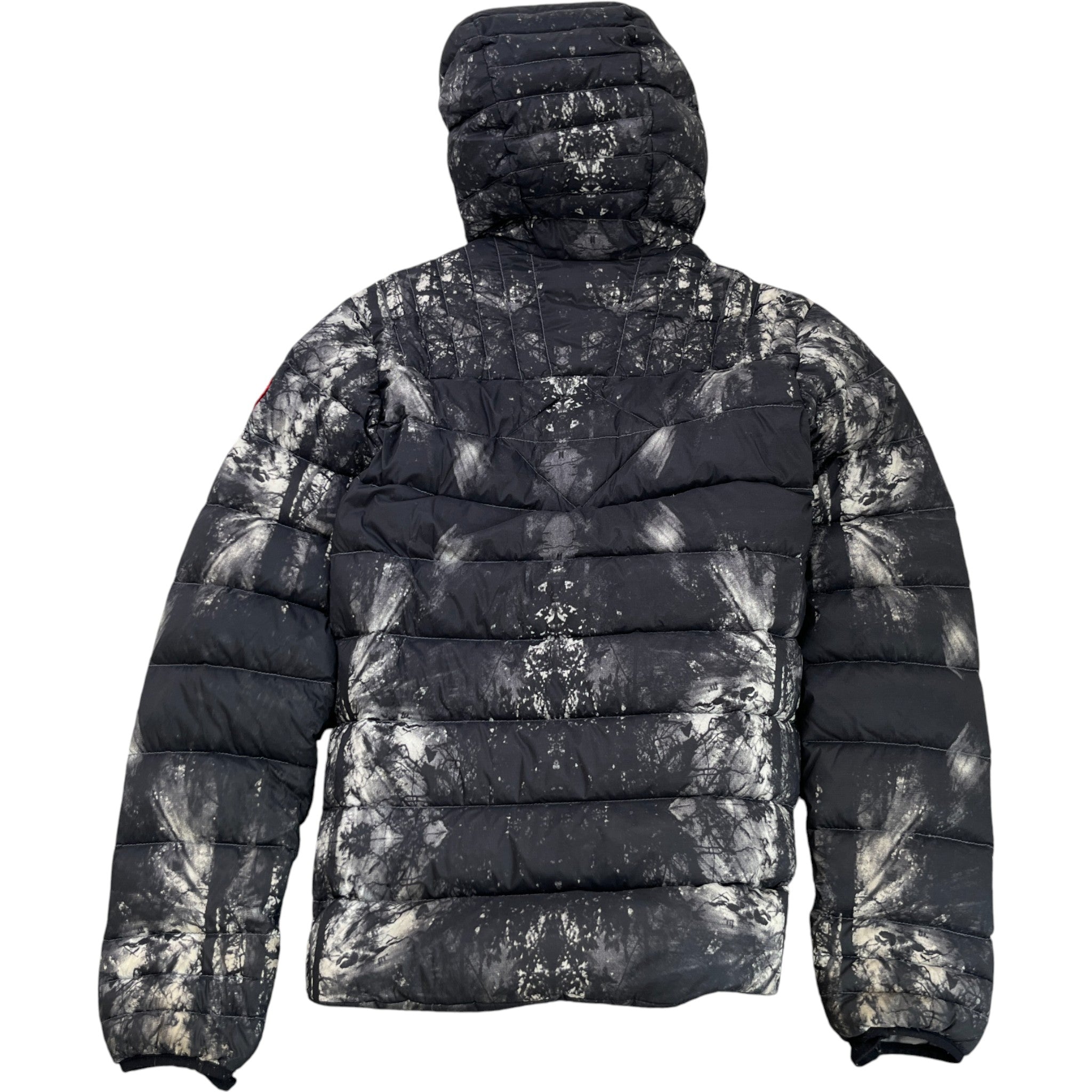 Men's Lodge Hooded Down Jacket Black Size S