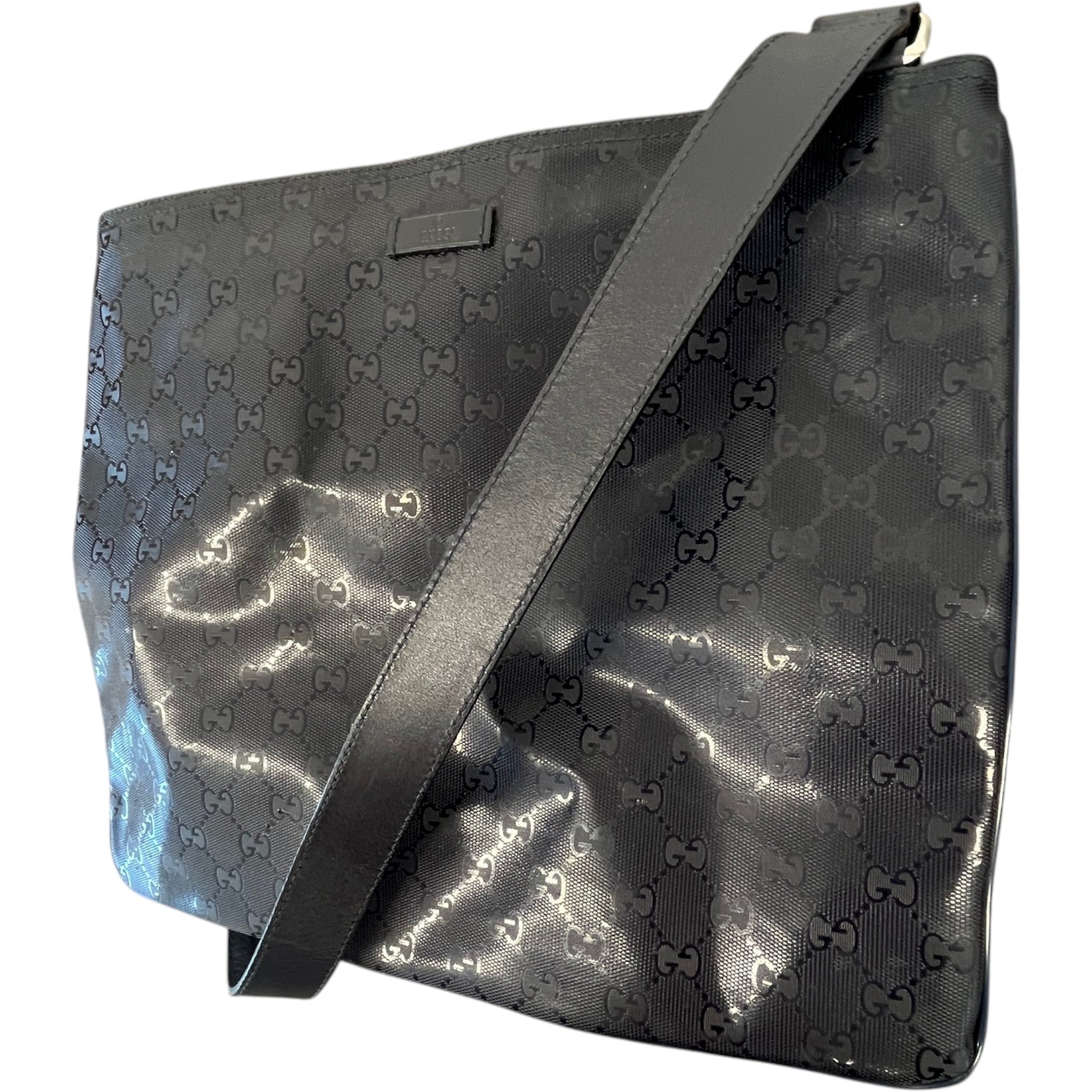 Men's Gg Imprimé Messenger Bag Navy