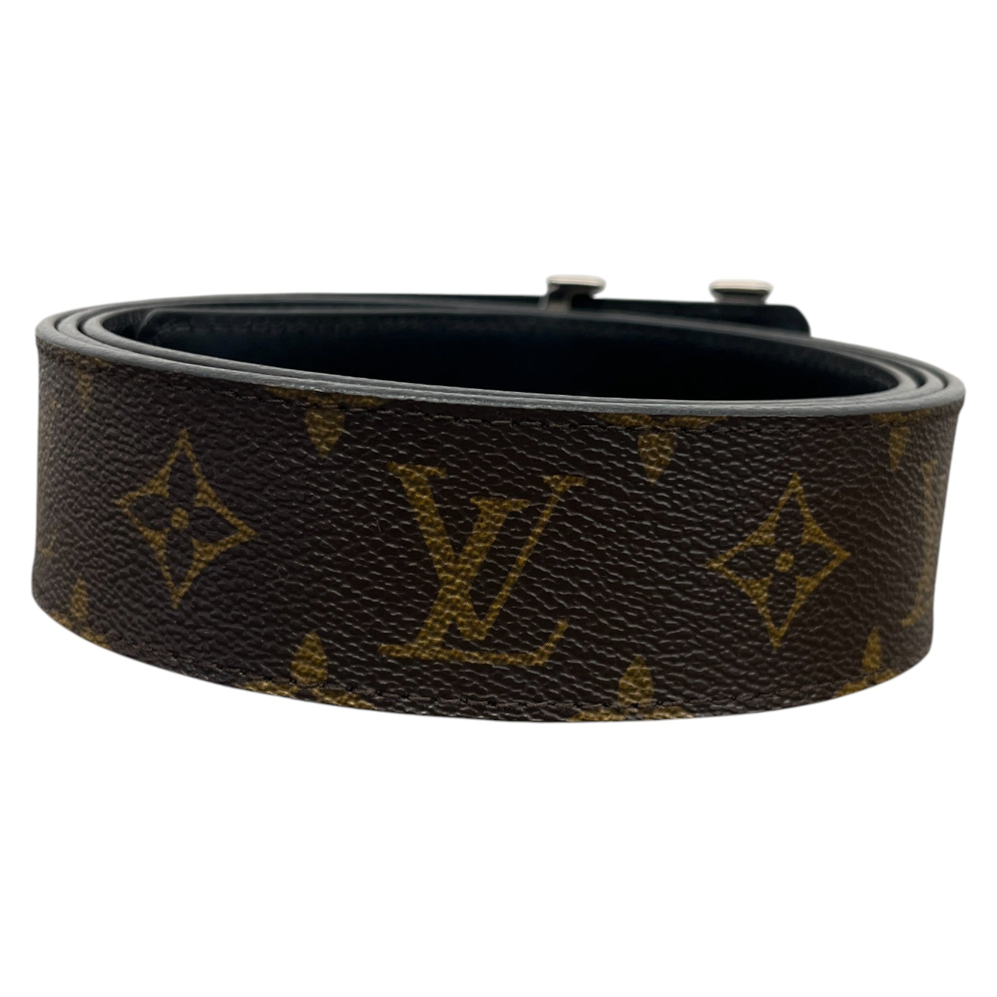 Men's Lv Reversible Belt Brown Size Waist 42"