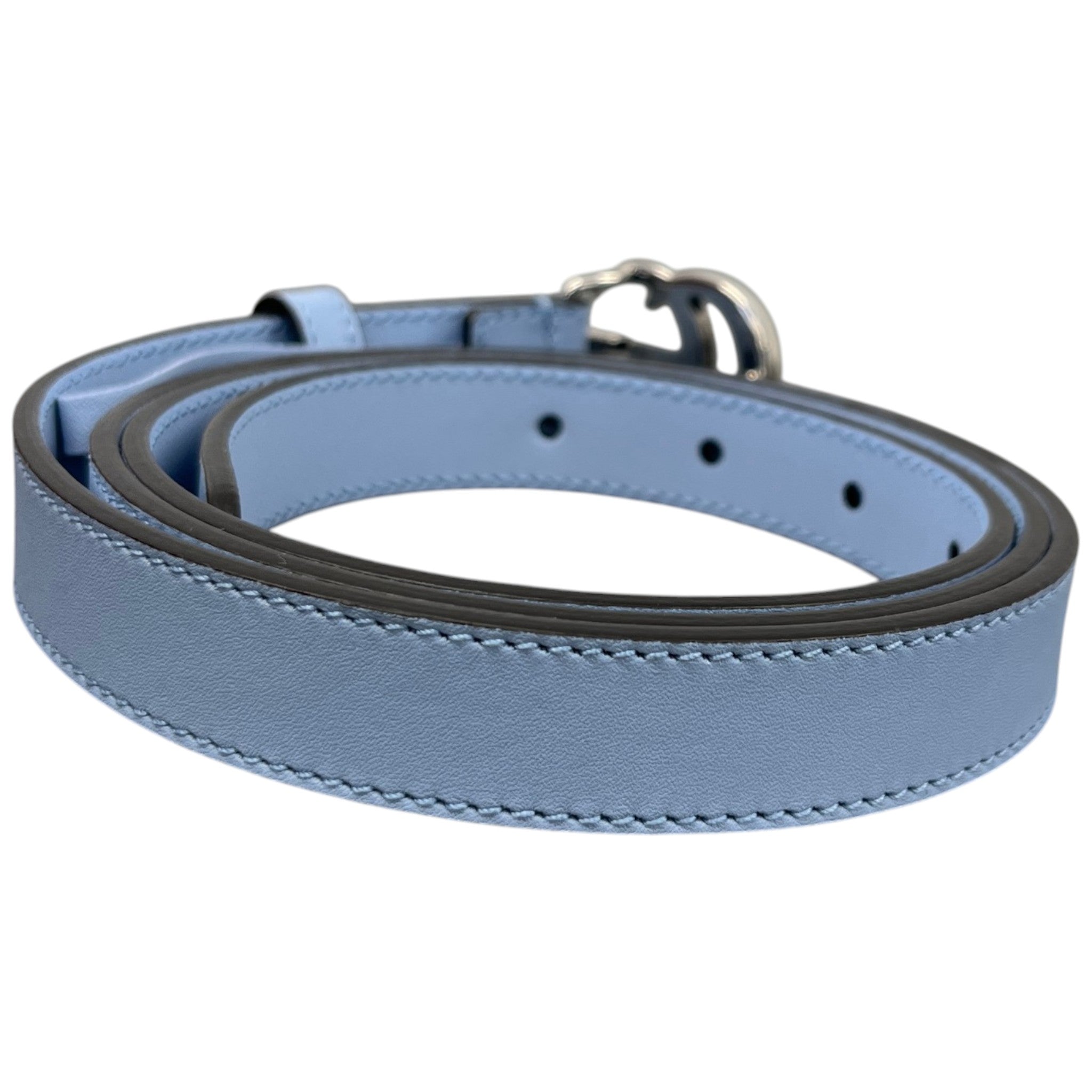 Women's Gg Marmont Belt Blue Size XL