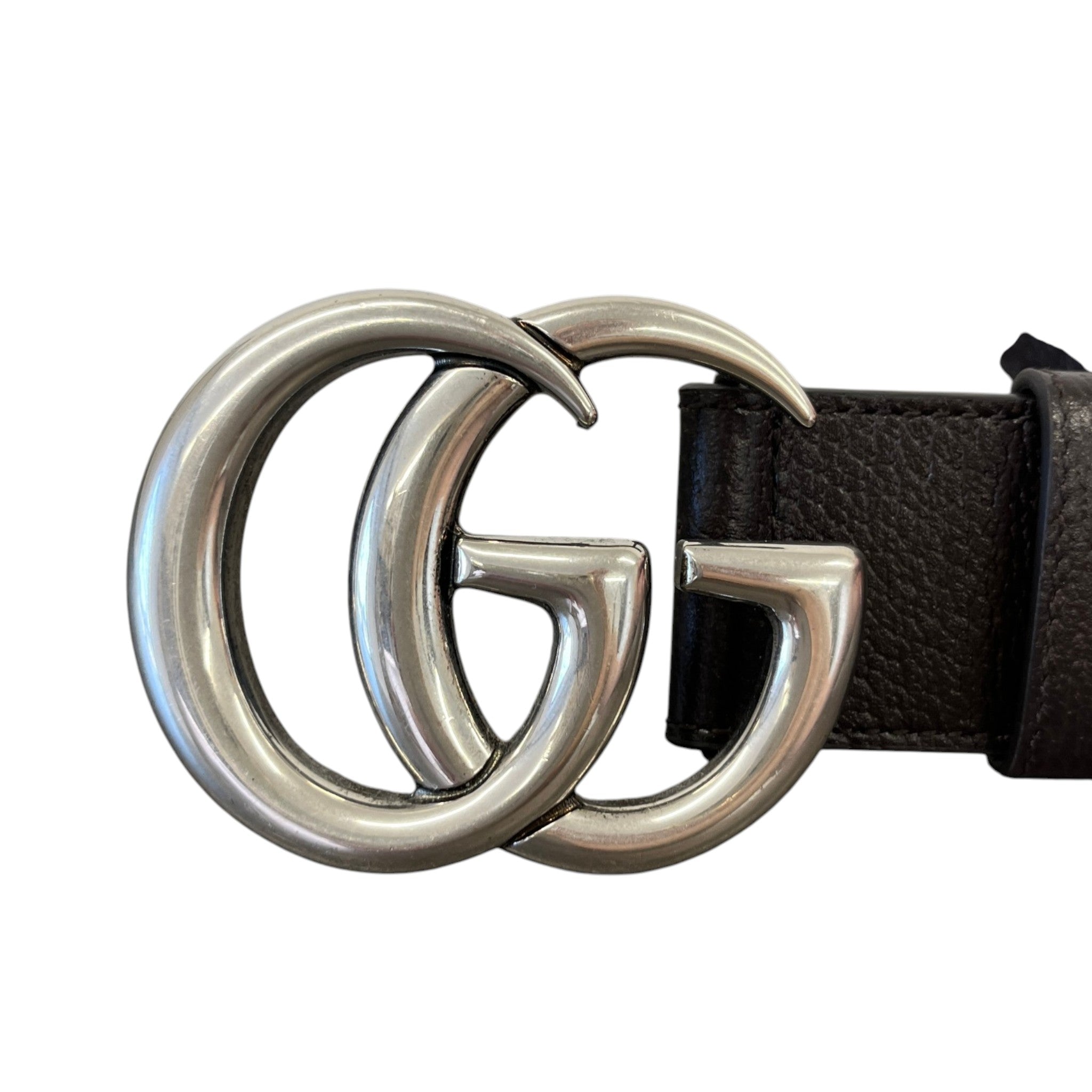 Men's Interlocking G Belt Black Size Waist 38"