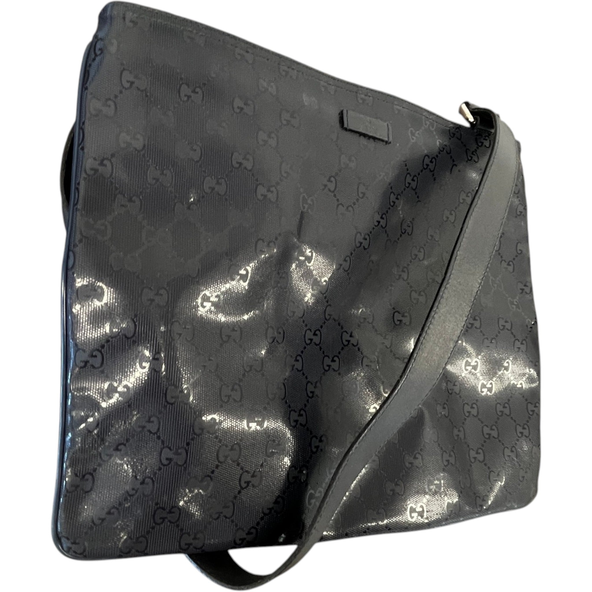 Men's Gg Imprimé Messenger Bag Navy