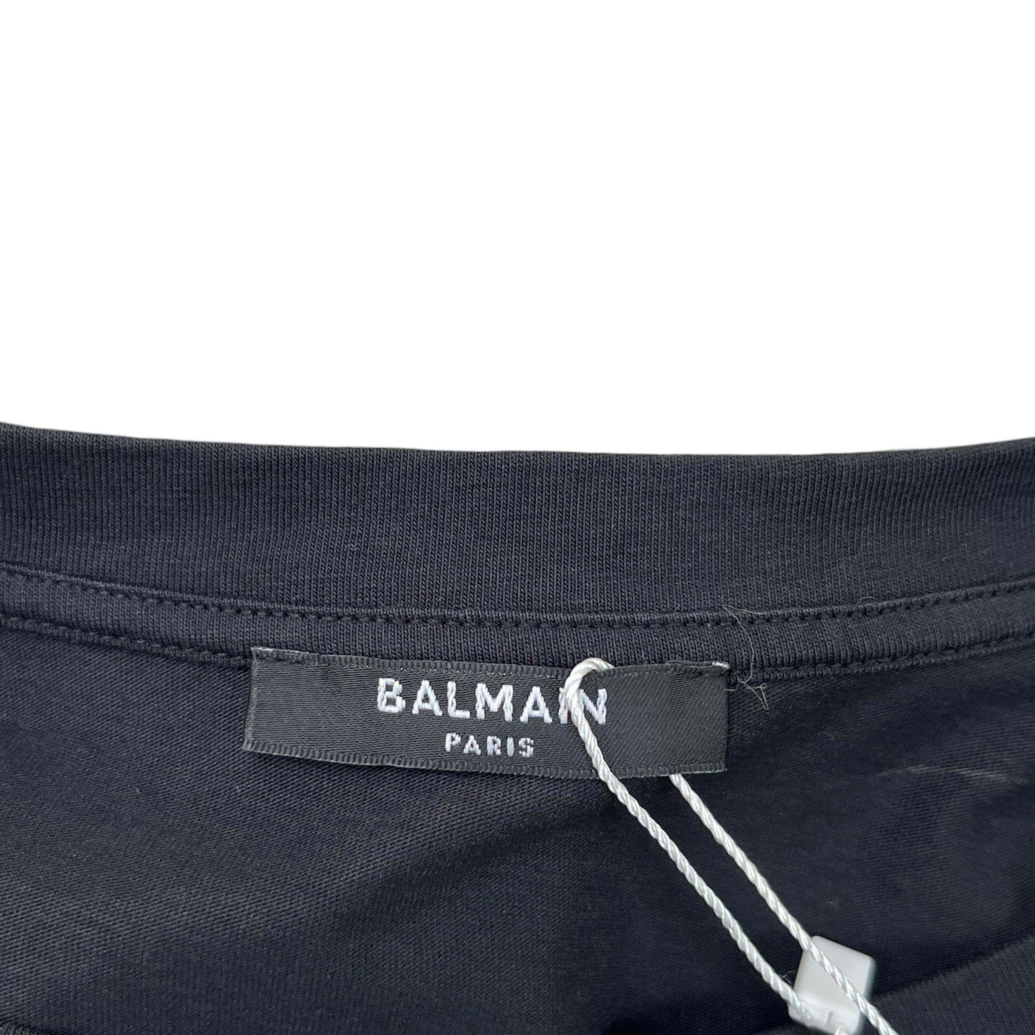 Men's Flock Logo T-Shirt Black Size XXL