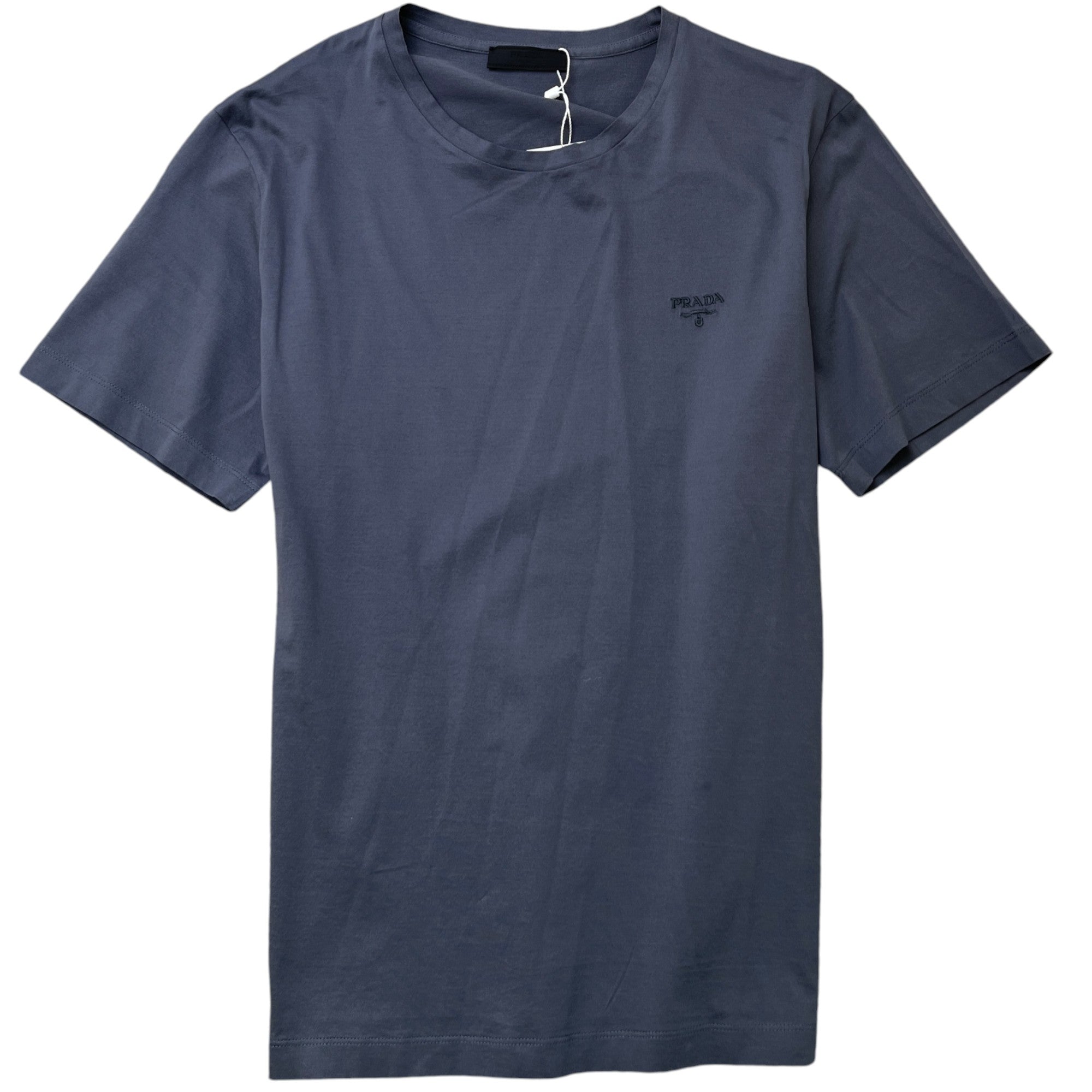 Men's Embroidered Logo T-Shirt Charcoal Size XL