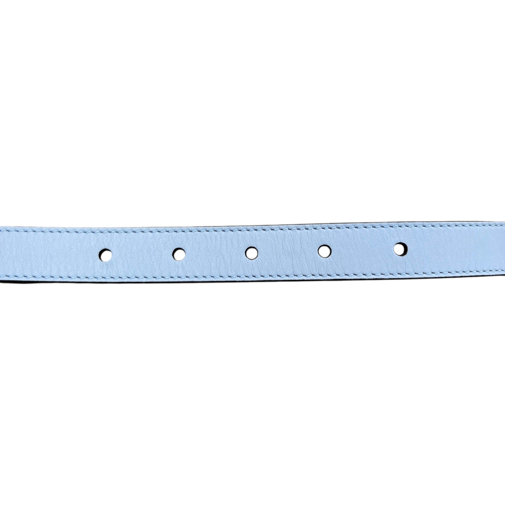 Women's Gg Marmont Belt Blue Size XL