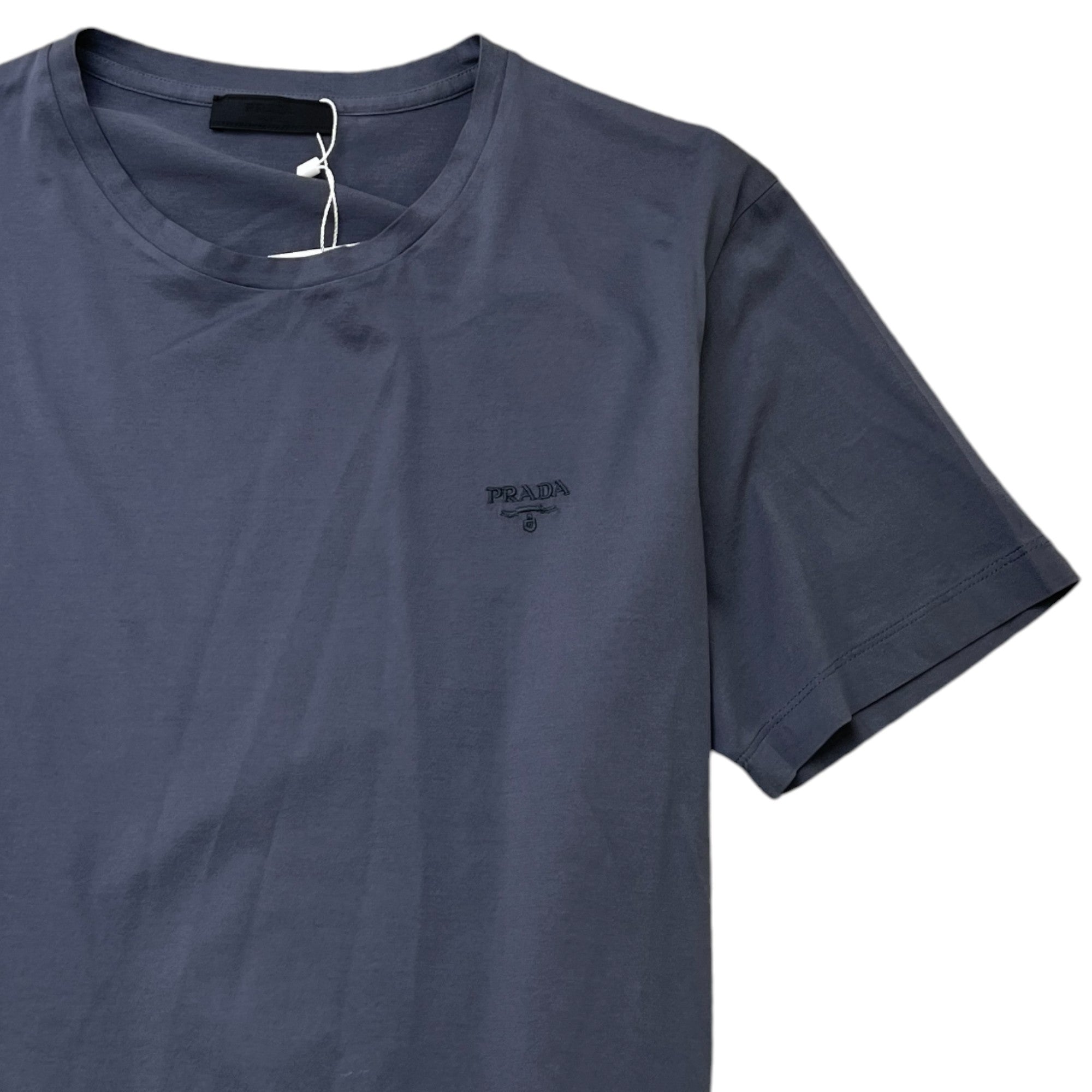 Men's Embroidered Logo T-Shirt Charcoal Size XL