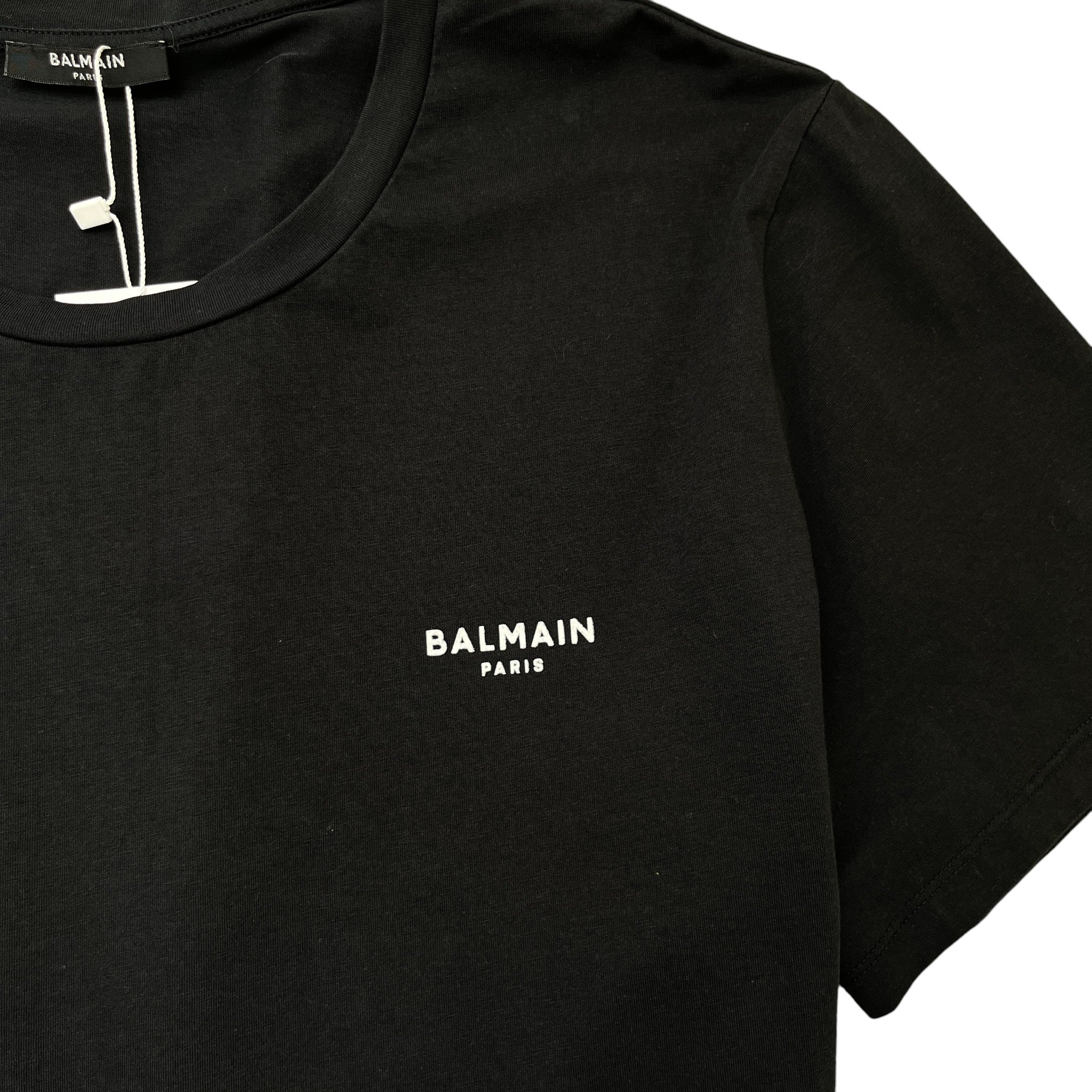 Men's Flock Logo T-Shirt Black Size XXL